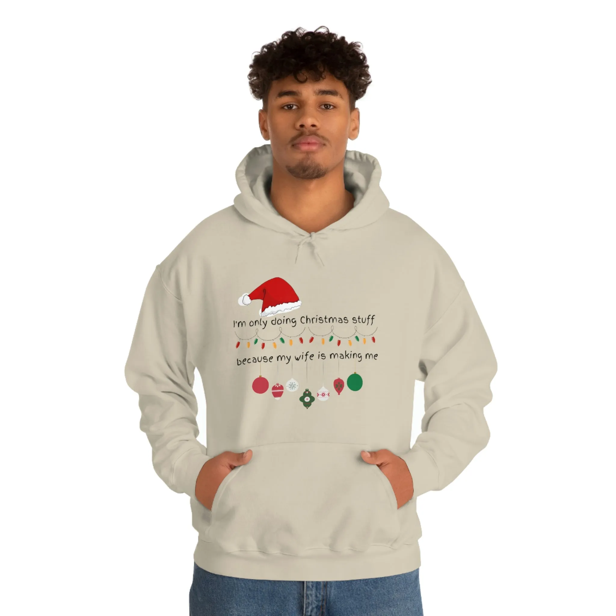 christmas stuff/wife Unisex Heavy Blend™ Hooded Sweatshirt