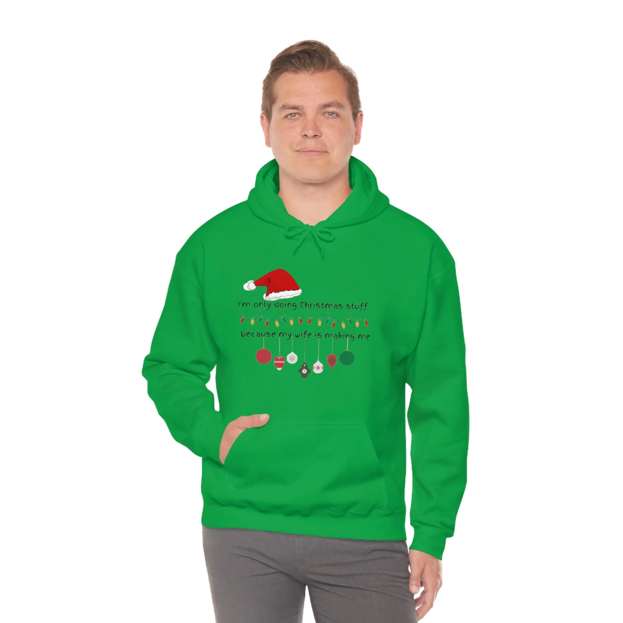 christmas stuff/wife Unisex Heavy Blend™ Hooded Sweatshirt