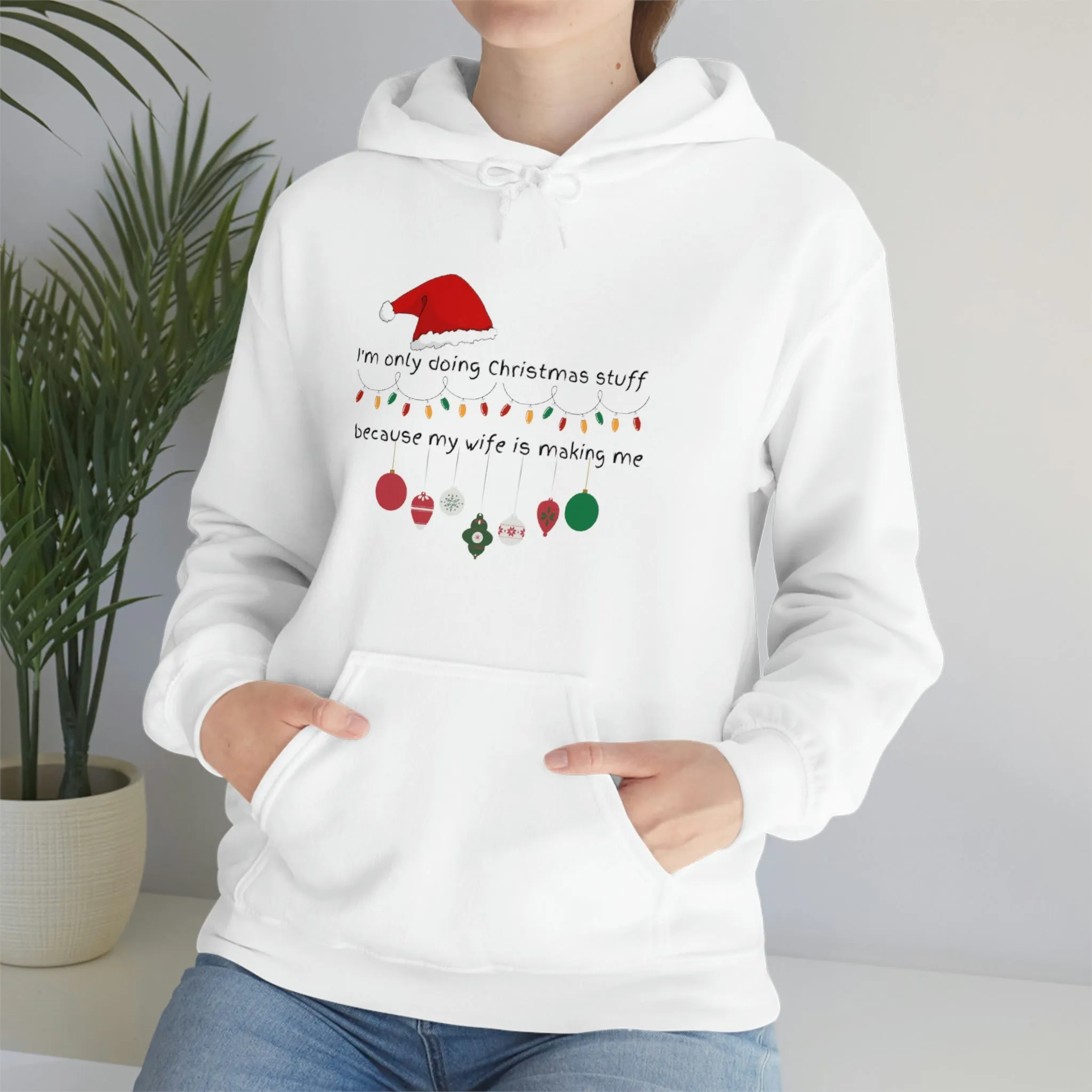 christmas stuff/wife Unisex Heavy Blend™ Hooded Sweatshirt