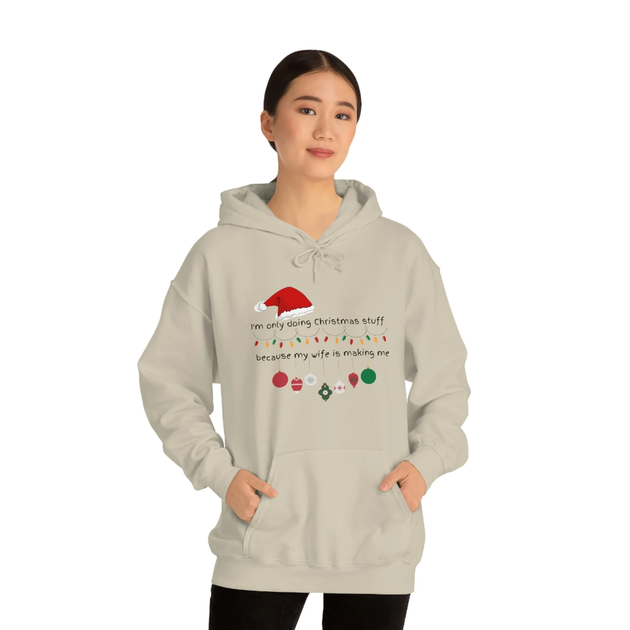 christmas stuff/wife Unisex Heavy Blend™ Hooded Sweatshirt