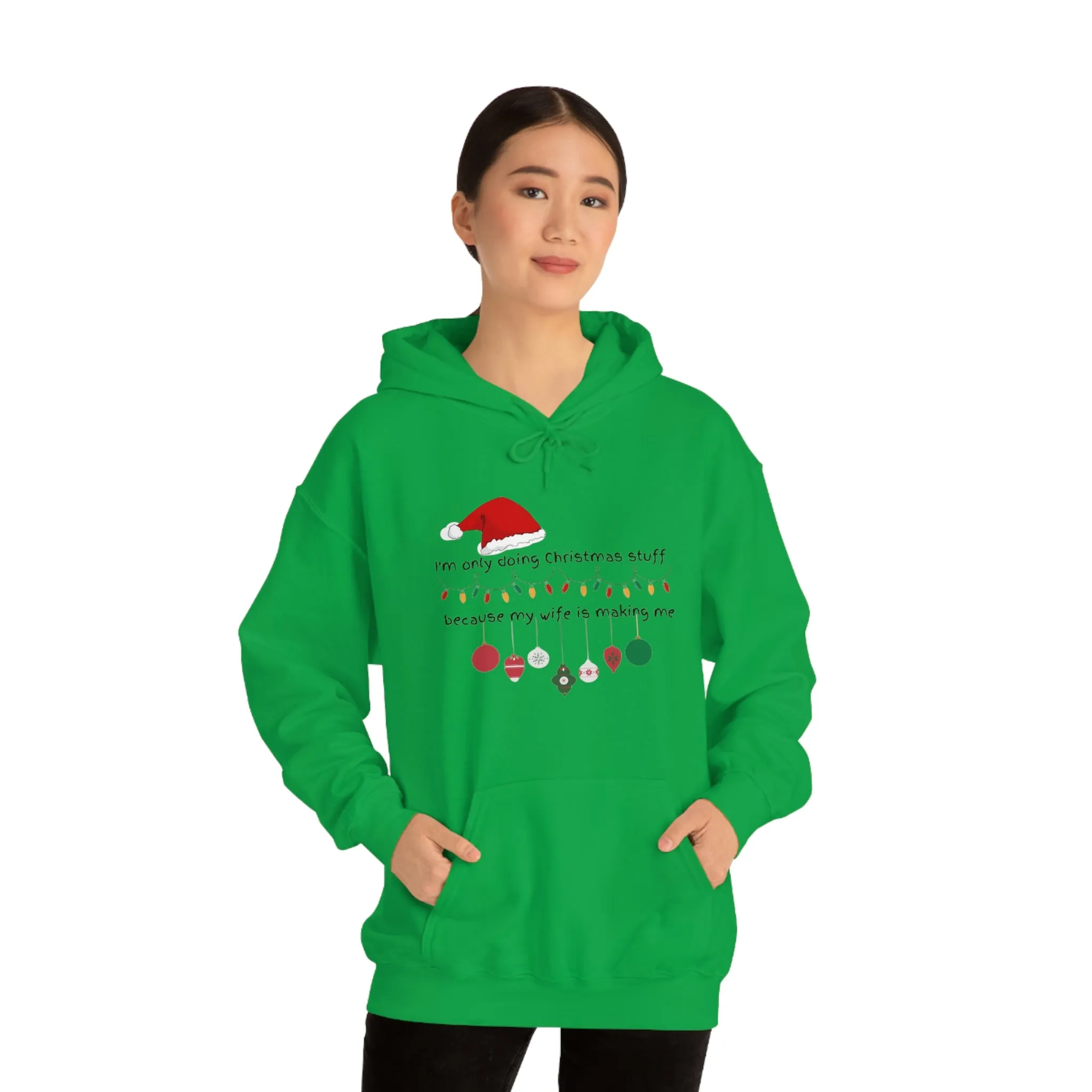 christmas stuff/wife Unisex Heavy Blend™ Hooded Sweatshirt