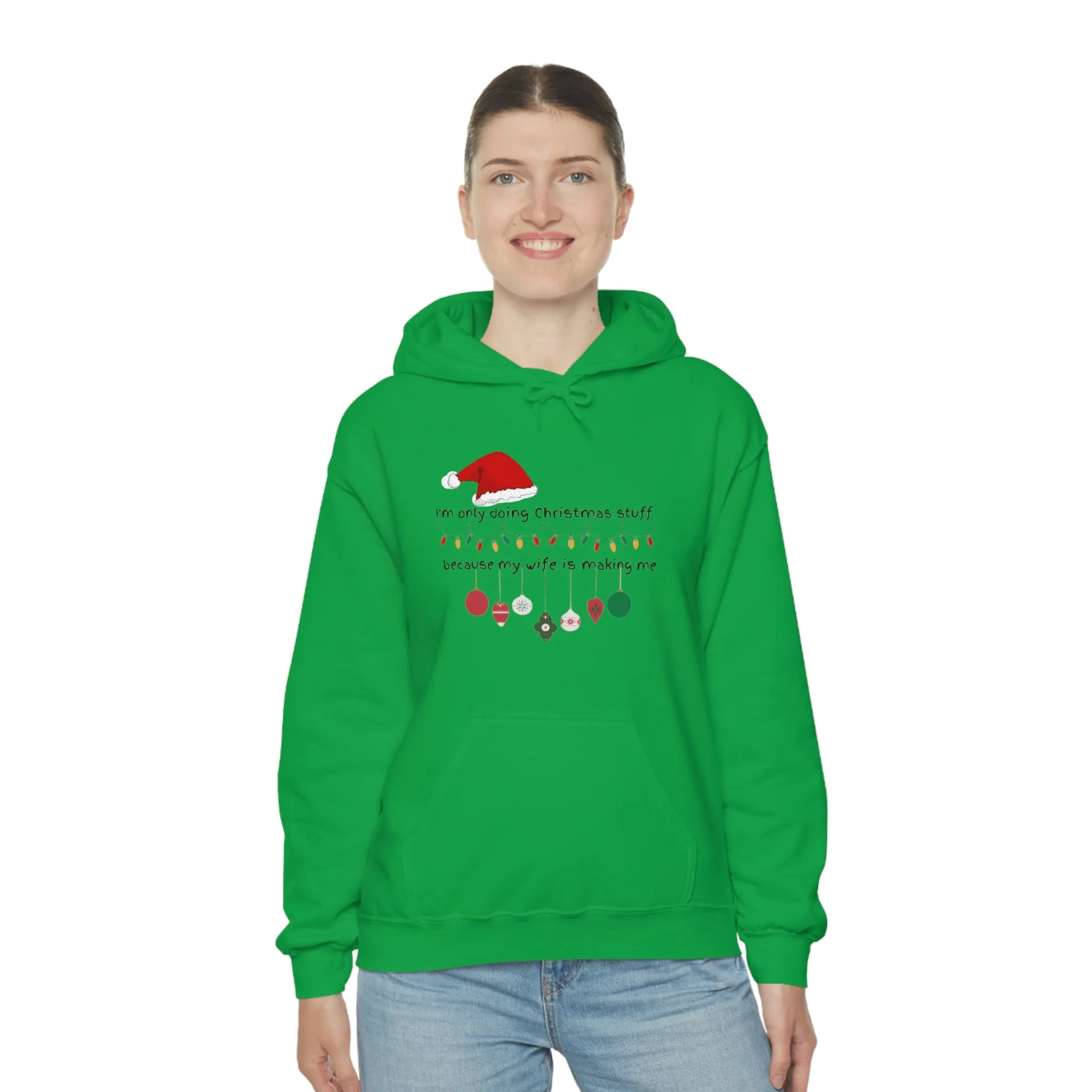 christmas stuff/wife Unisex Heavy Blend™ Hooded Sweatshirt
