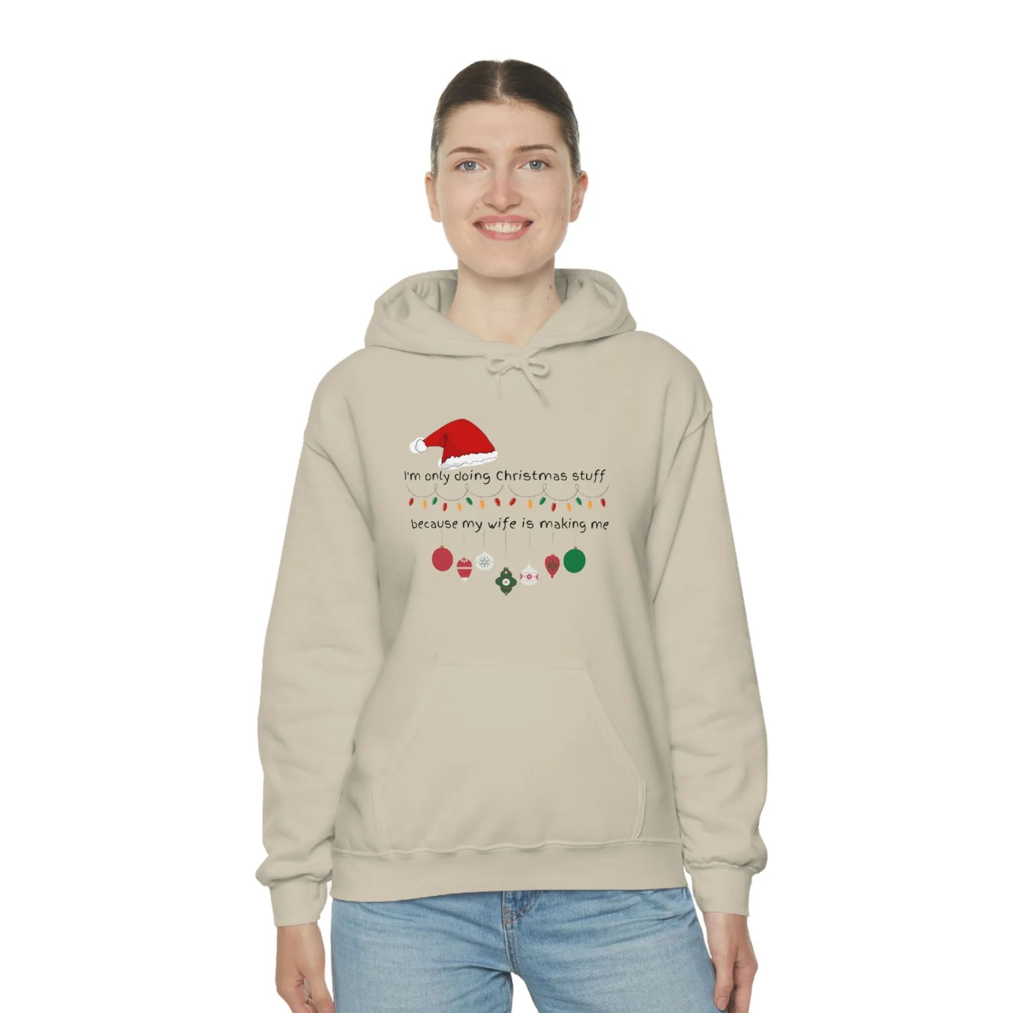 christmas stuff/wife Unisex Heavy Blend™ Hooded Sweatshirt