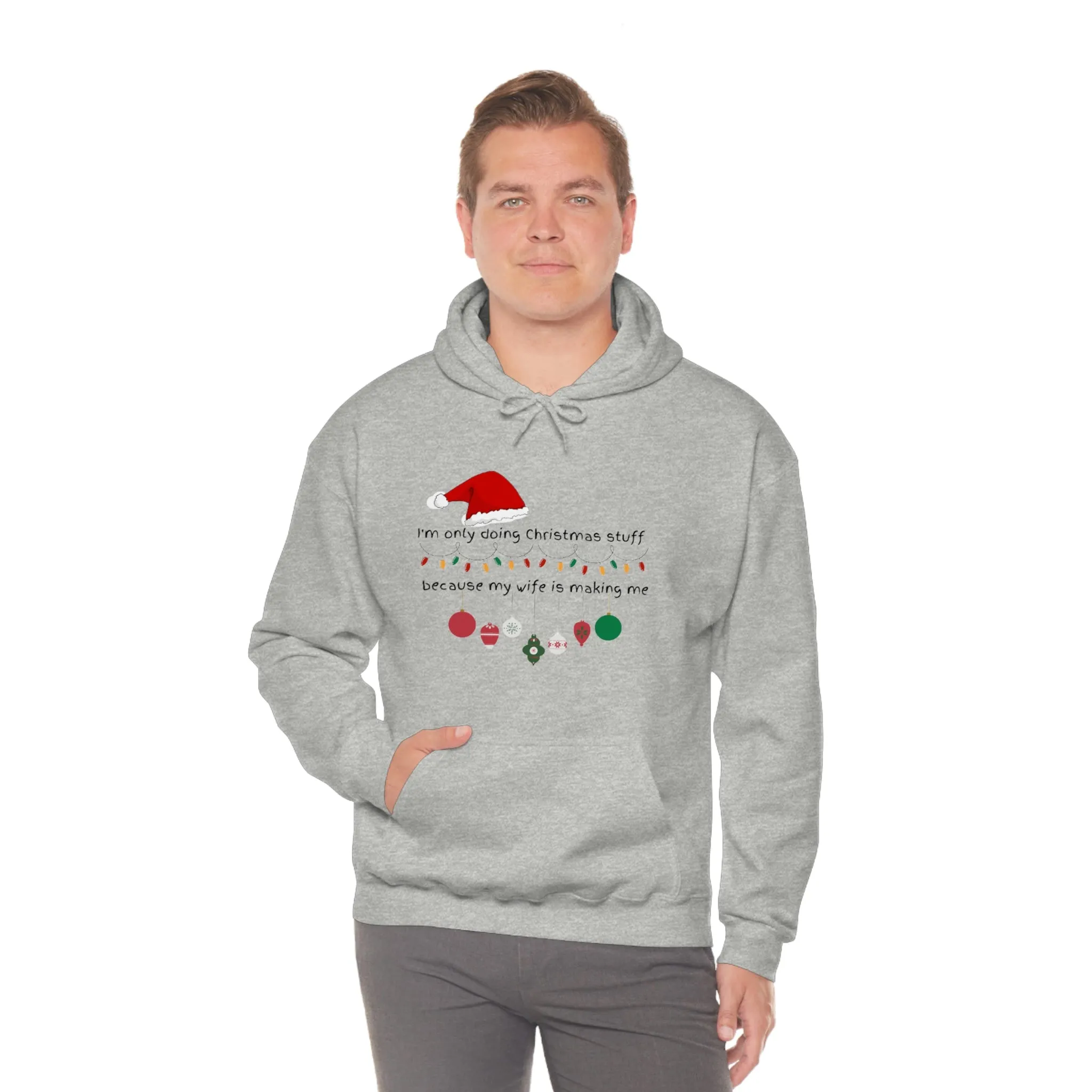christmas stuff/wife Unisex Heavy Blend™ Hooded Sweatshirt