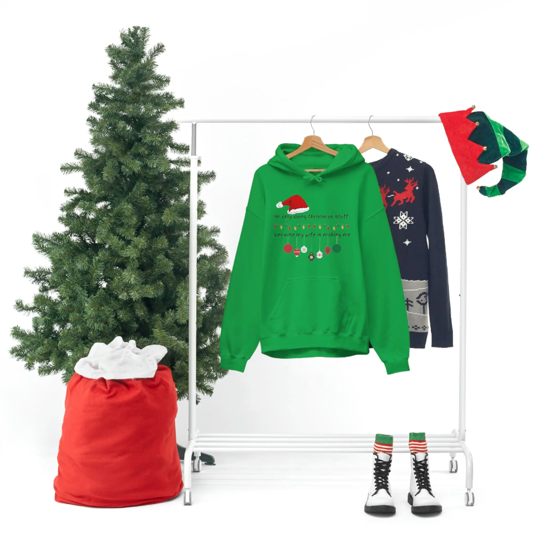 christmas stuff/wife Unisex Heavy Blend™ Hooded Sweatshirt