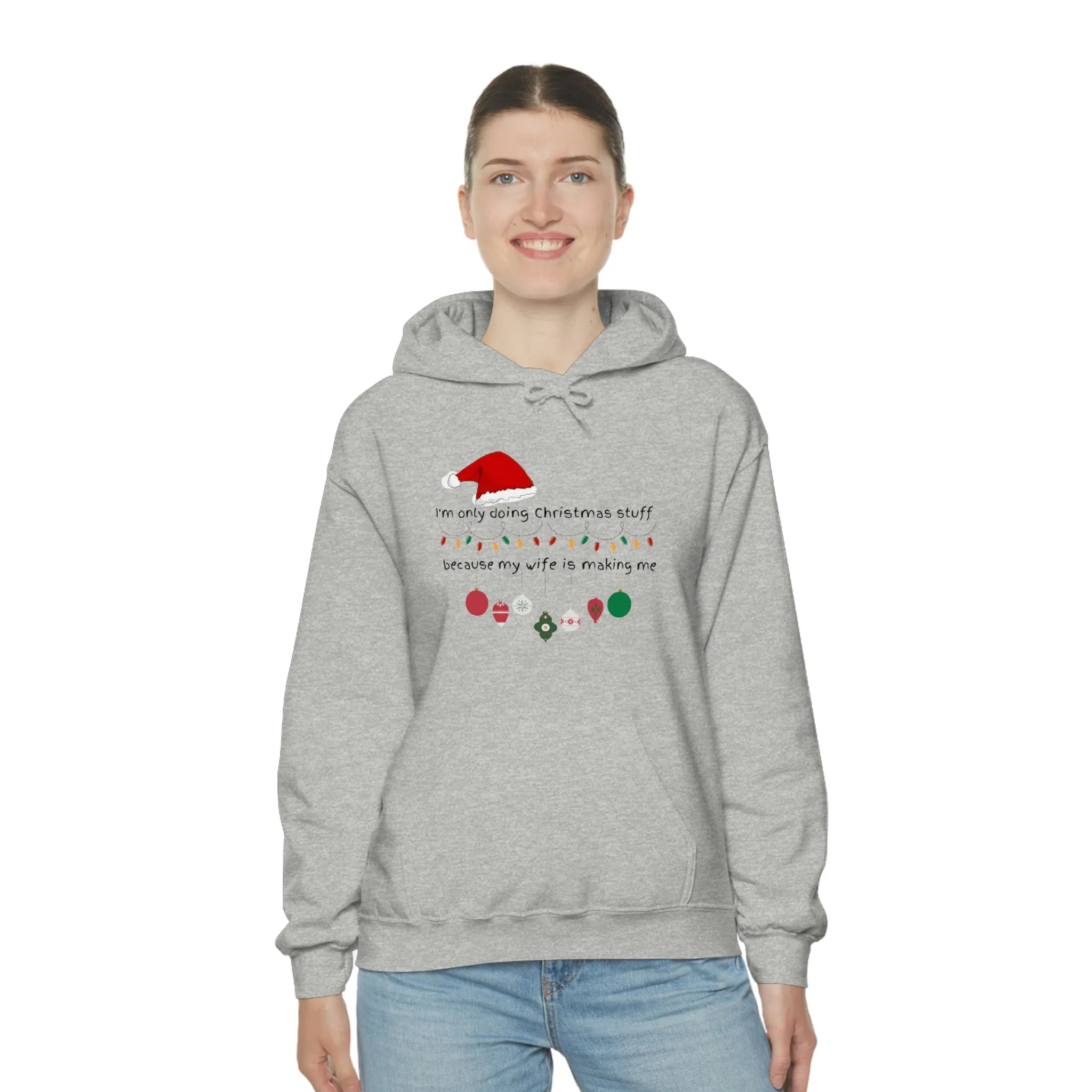 christmas stuff/wife Unisex Heavy Blend™ Hooded Sweatshirt