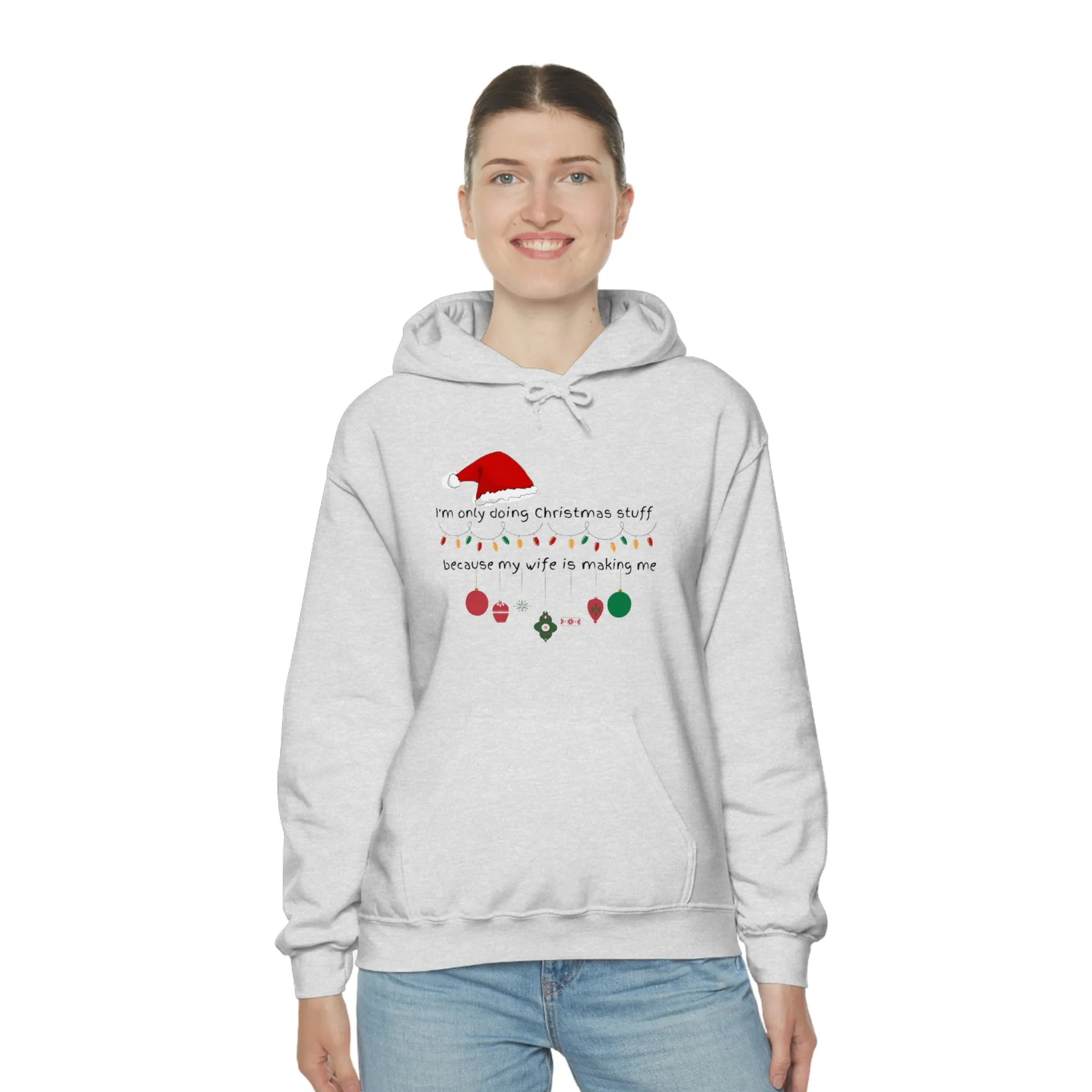 christmas stuff/wife Unisex Heavy Blend™ Hooded Sweatshirt