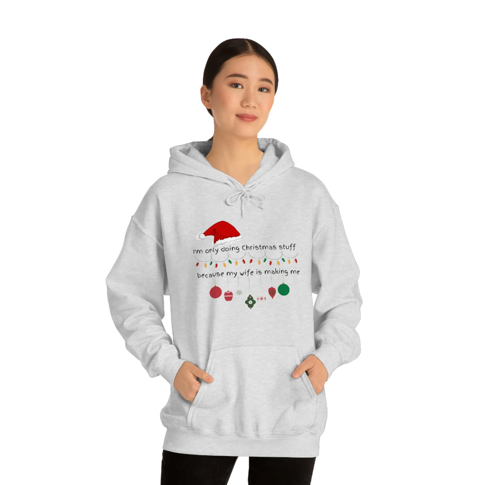 christmas stuff/wife Unisex Heavy Blend™ Hooded Sweatshirt