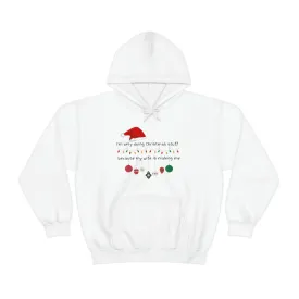 christmas stuff/wife Unisex Heavy Blend™ Hooded Sweatshirt
