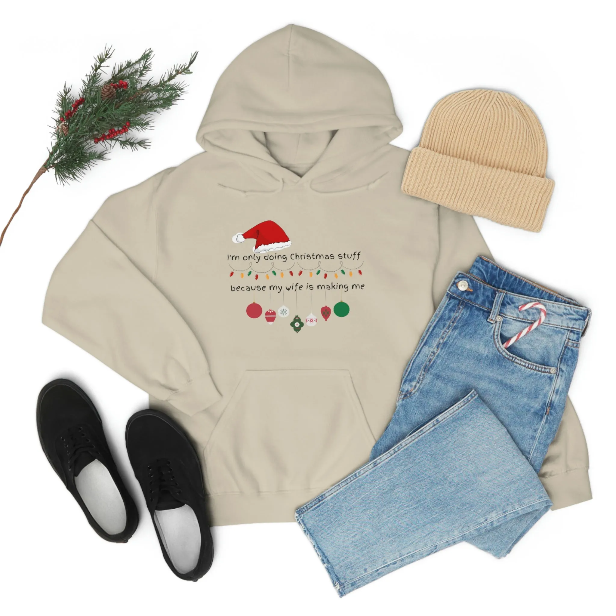 christmas stuff/wife Unisex Heavy Blend™ Hooded Sweatshirt