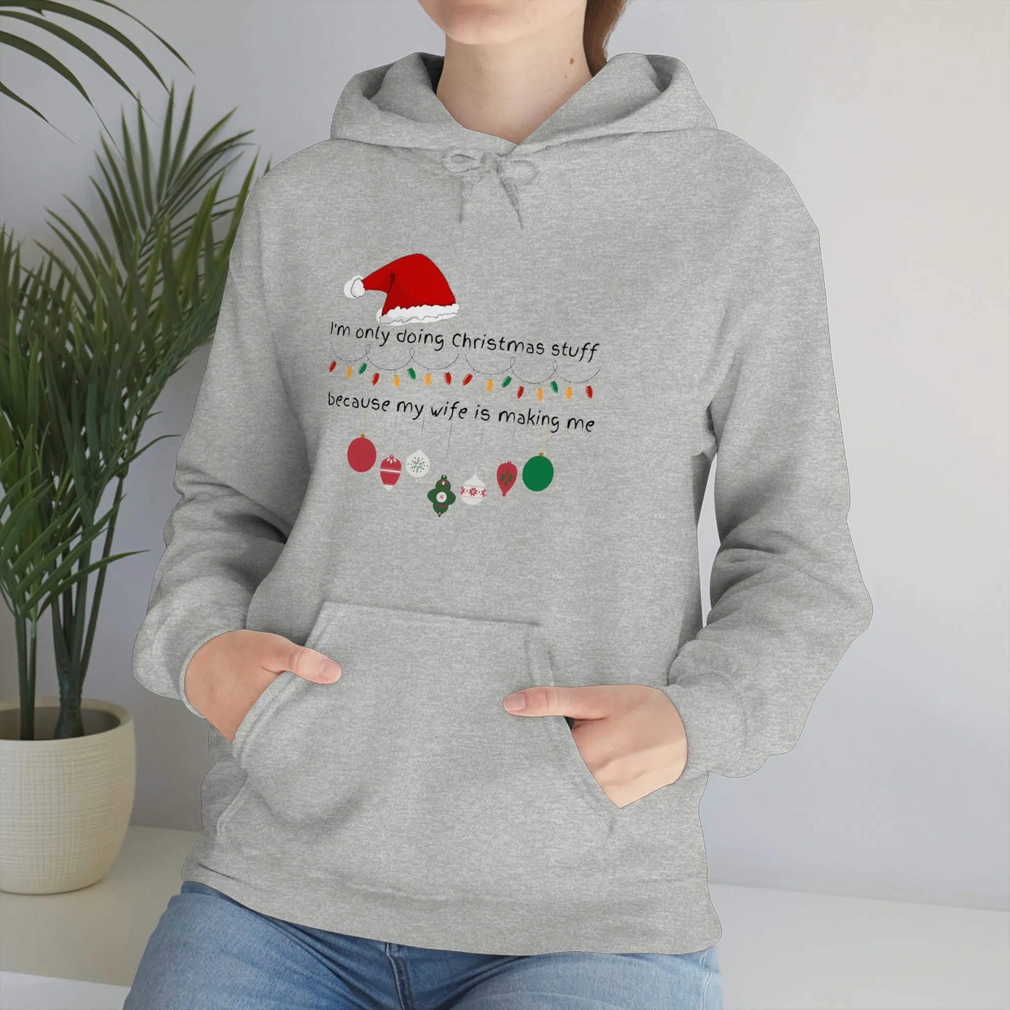 christmas stuff/wife Unisex Heavy Blend™ Hooded Sweatshirt