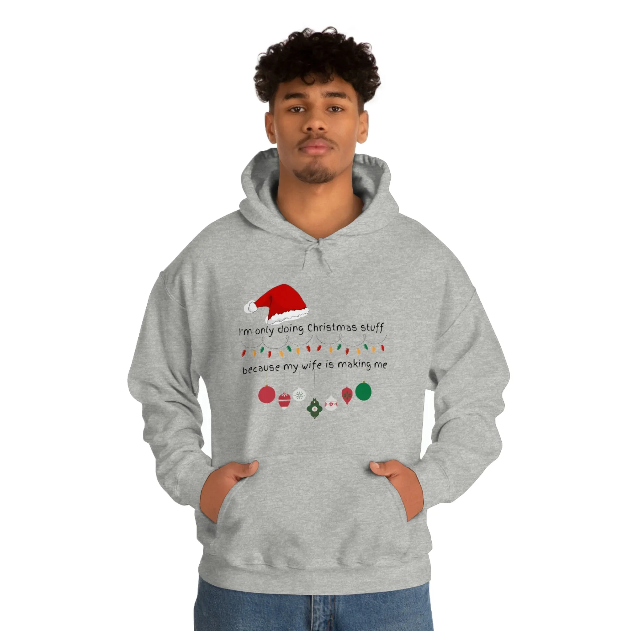 christmas stuff/wife Unisex Heavy Blend™ Hooded Sweatshirt