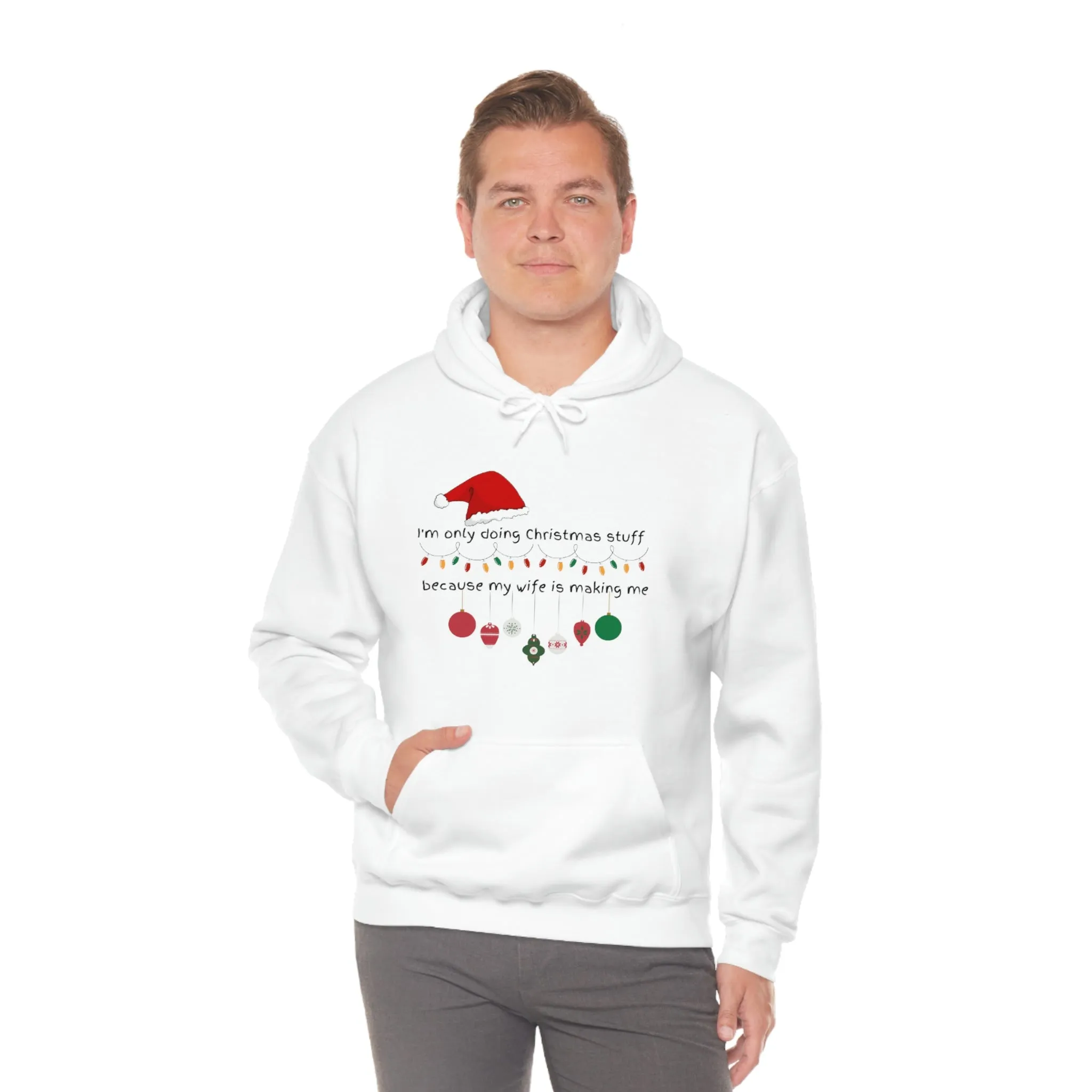 christmas stuff/wife Unisex Heavy Blend™ Hooded Sweatshirt