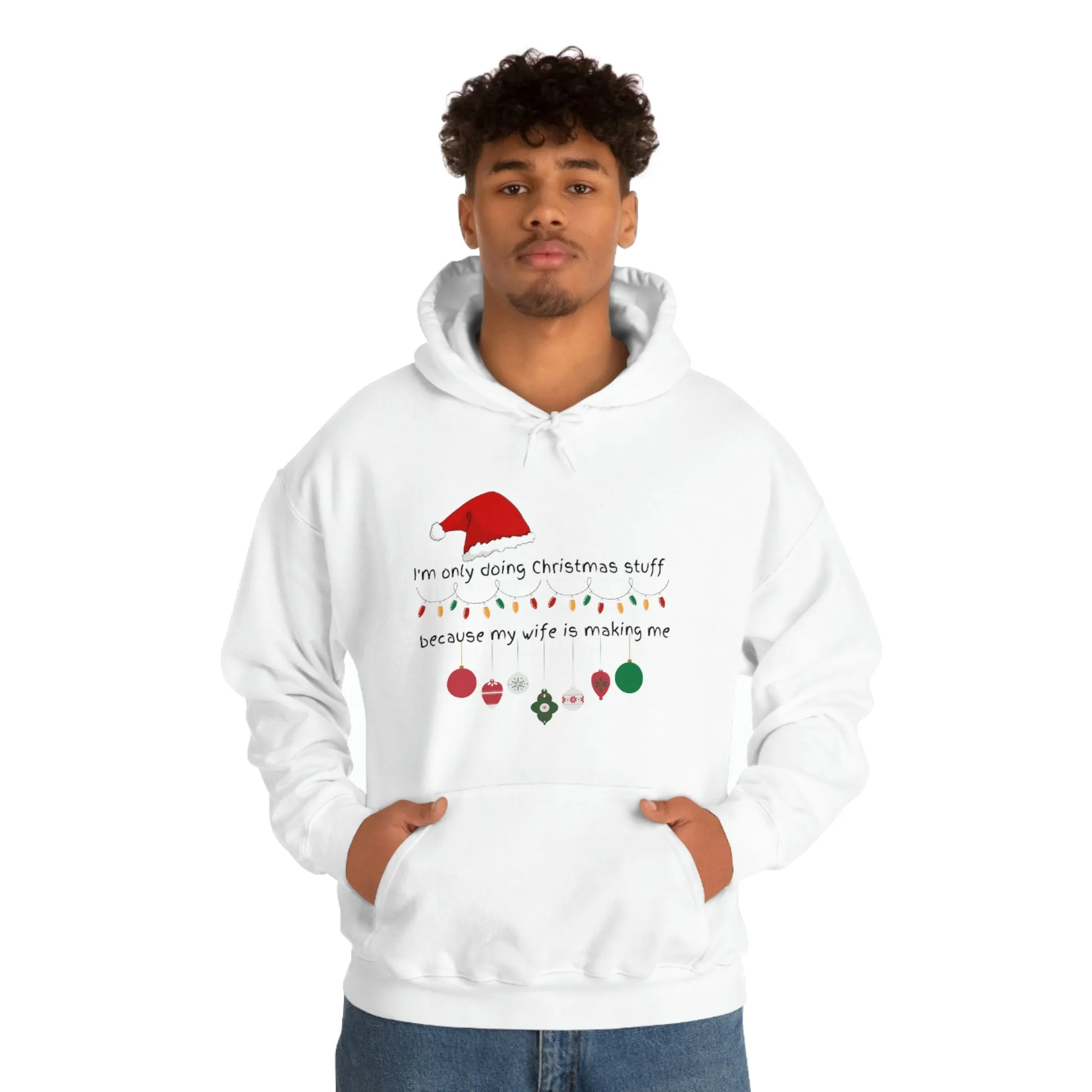 christmas stuff/wife Unisex Heavy Blend™ Hooded Sweatshirt