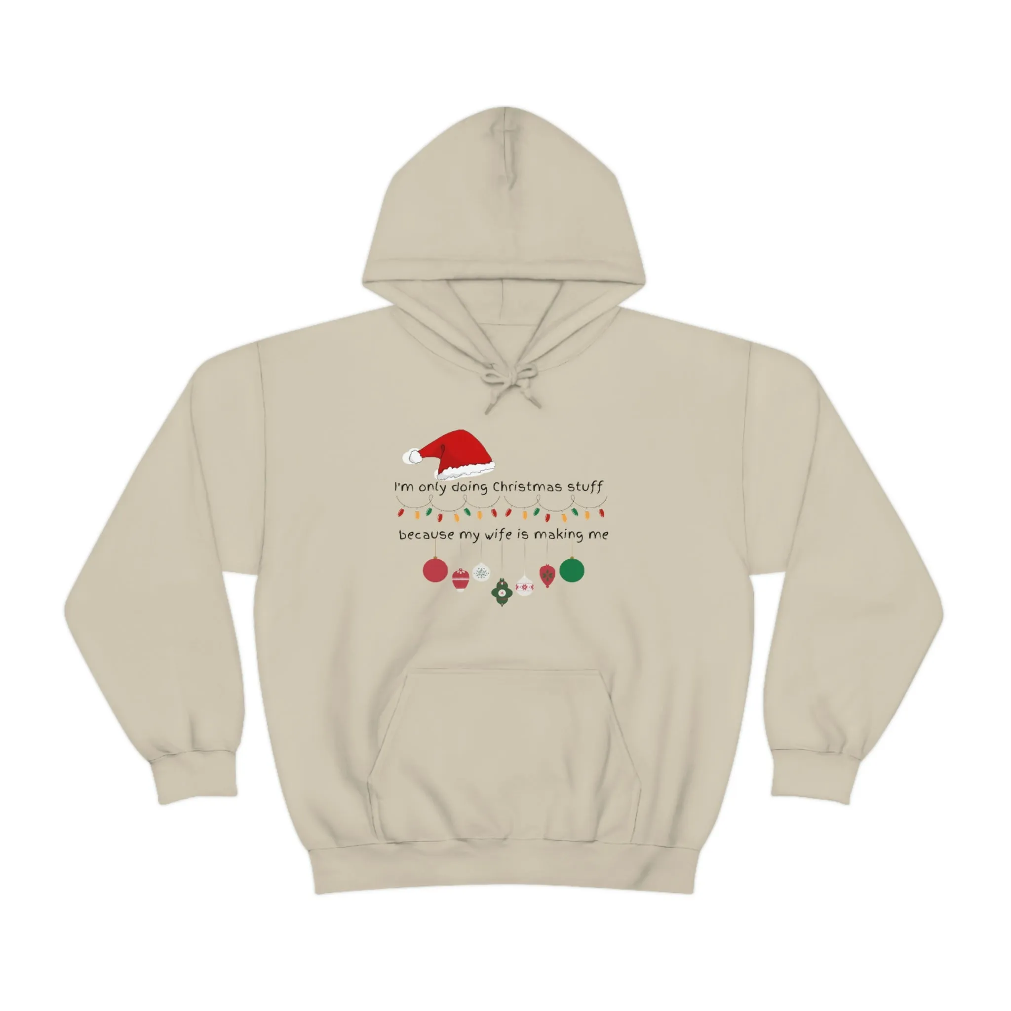 christmas stuff/wife Unisex Heavy Blend™ Hooded Sweatshirt