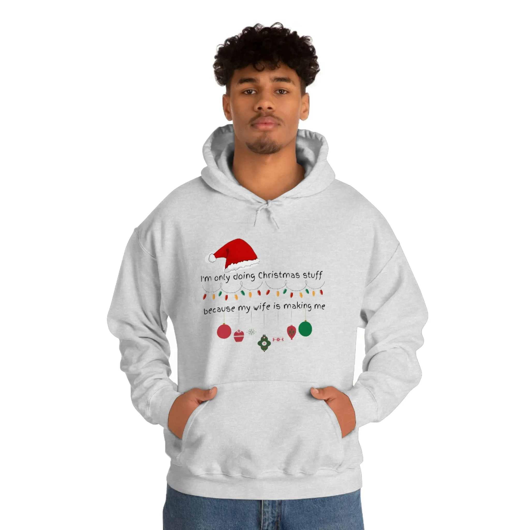 christmas stuff/wife Unisex Heavy Blend™ Hooded Sweatshirt