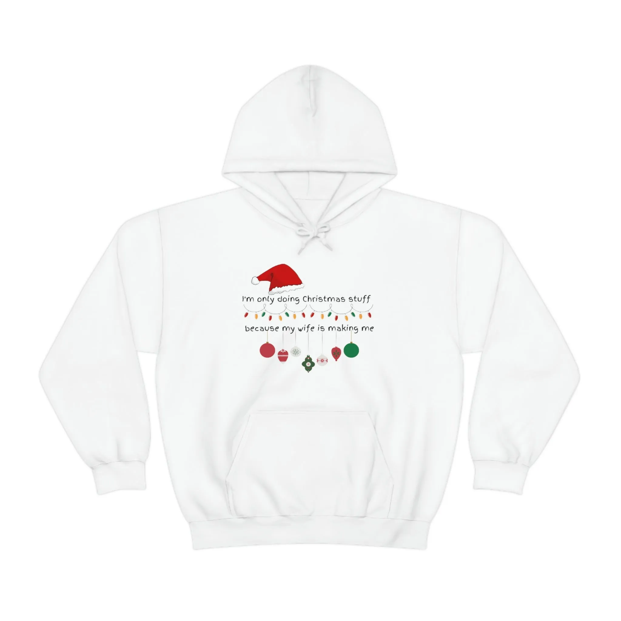 christmas stuff/wife Unisex Heavy Blend™ Hooded Sweatshirt