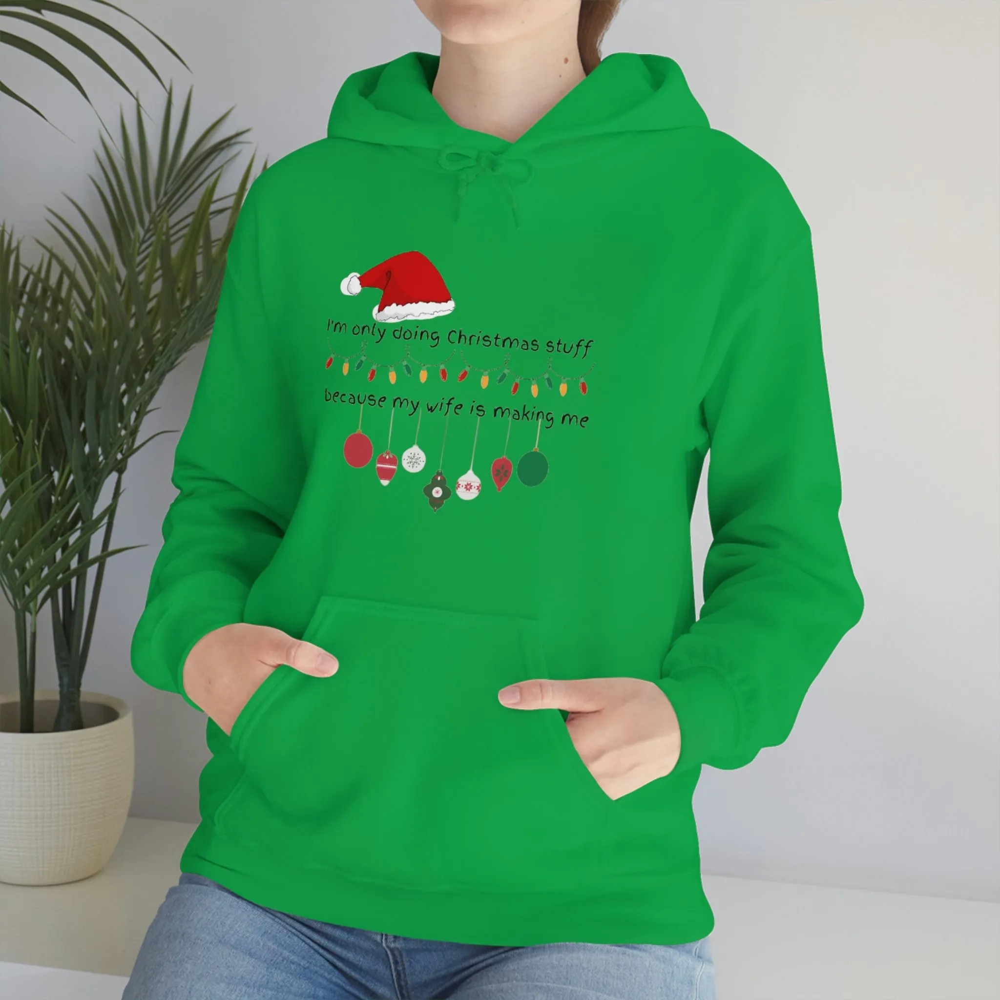 christmas stuff/wife Unisex Heavy Blend™ Hooded Sweatshirt
