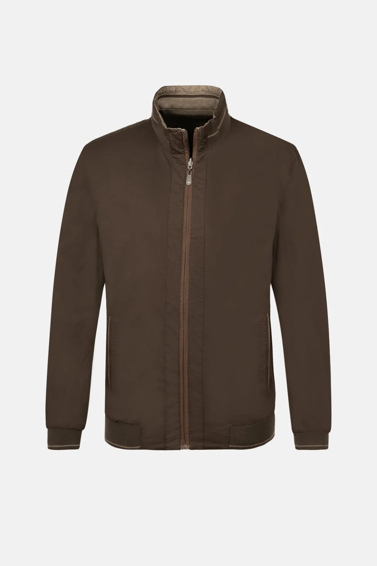 Coffee & Khaki double-face Jacket