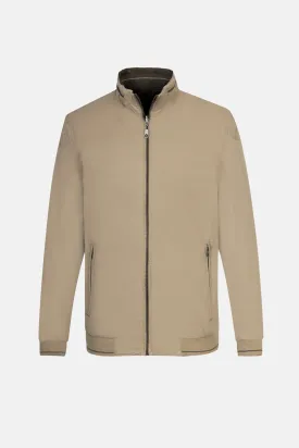Coffee & Khaki double-face Jacket