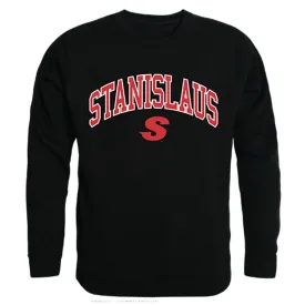 CSUSTAN California State University Stanislaus Campus Crewneck Pullover Sweatshirt Sweater Black
