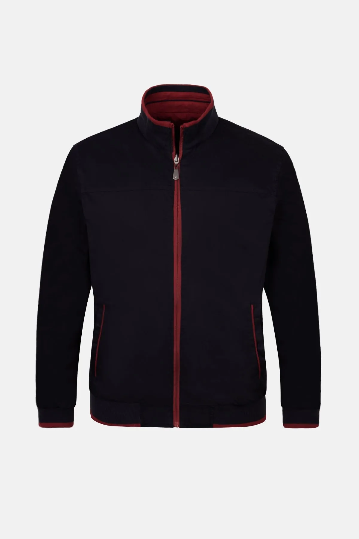 Dark-Red & Dark-Navy double-face Jacket