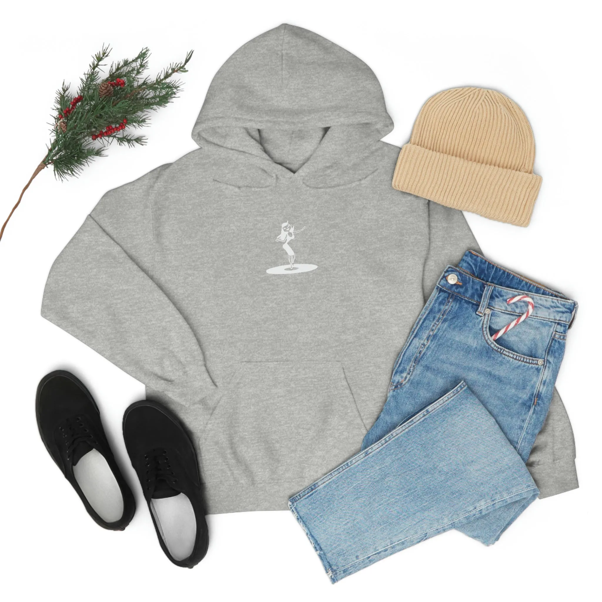 Darla Classic Hoodie - Original logos in white: Unisex Heavy Blend™ Hooded Sweatshirt