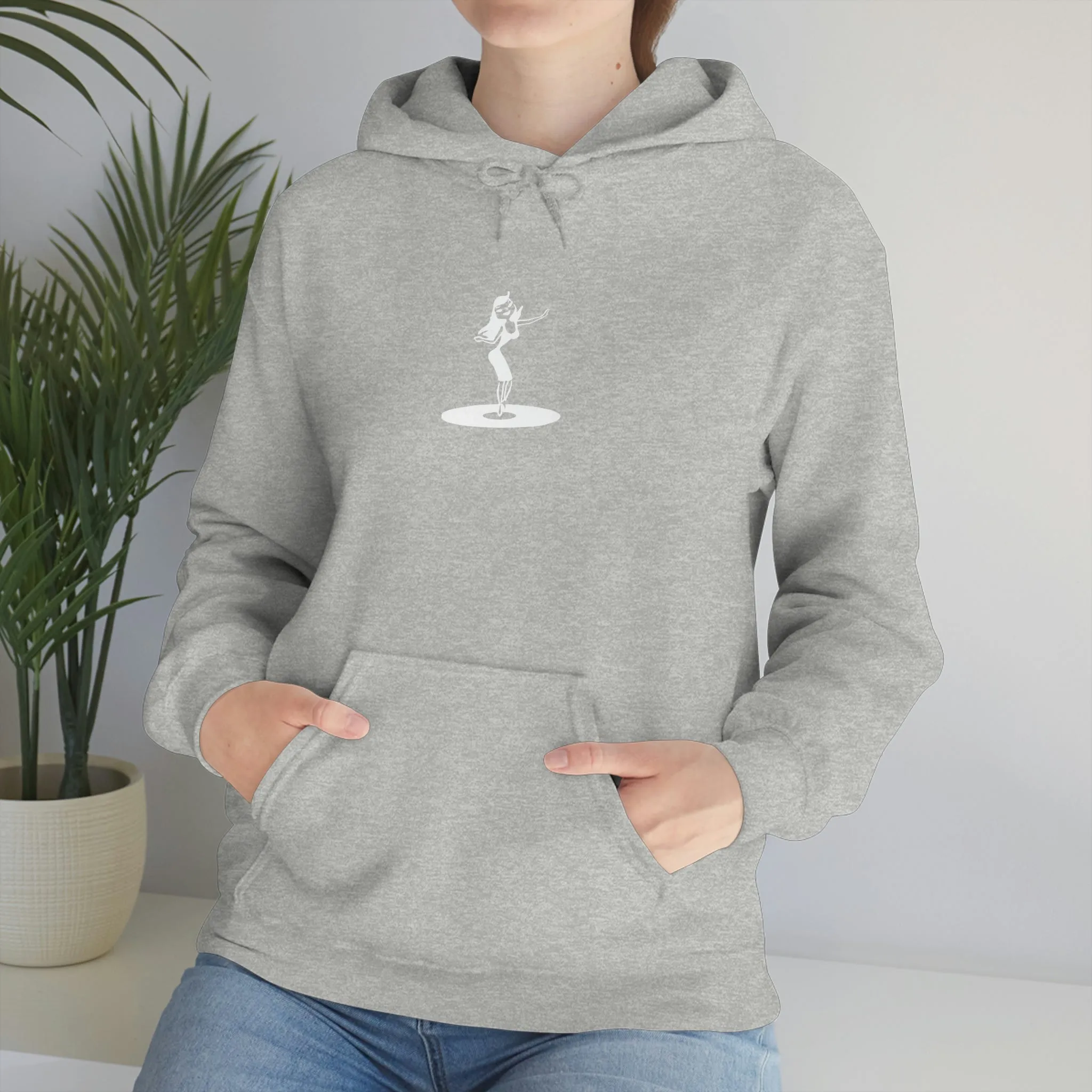 Darla Classic Hoodie - Original logos in white: Unisex Heavy Blend™ Hooded Sweatshirt