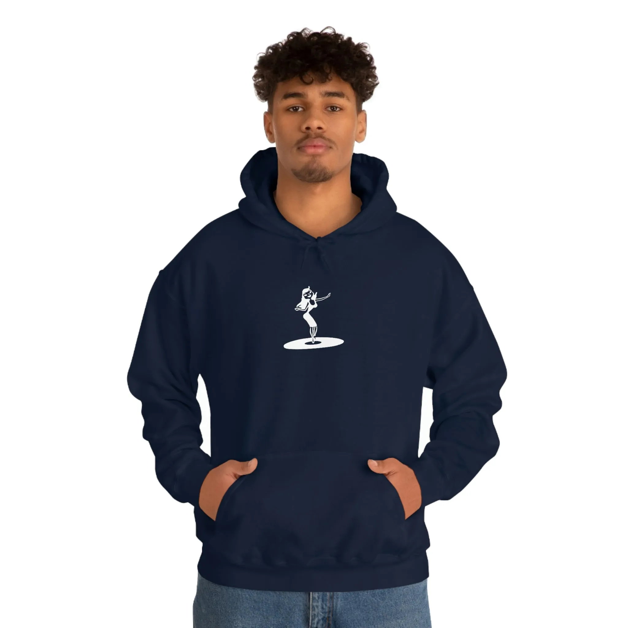 Darla Classic Hoodie - Original logos in white: Unisex Heavy Blend™ Hooded Sweatshirt