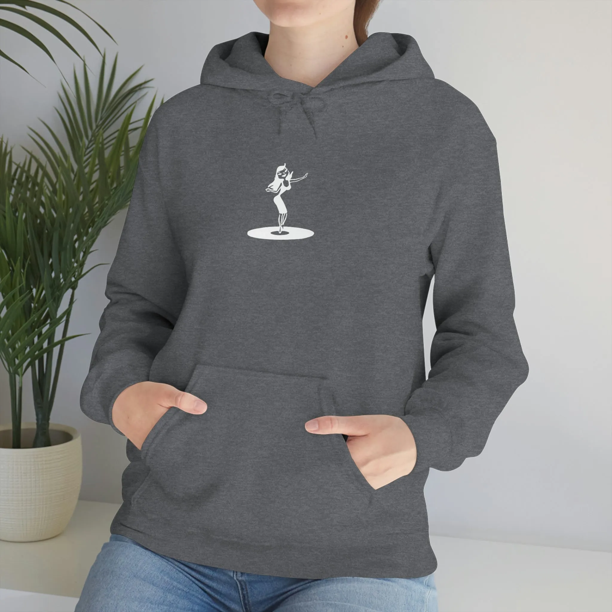 Darla Classic Hoodie - Original logos in white: Unisex Heavy Blend™ Hooded Sweatshirt