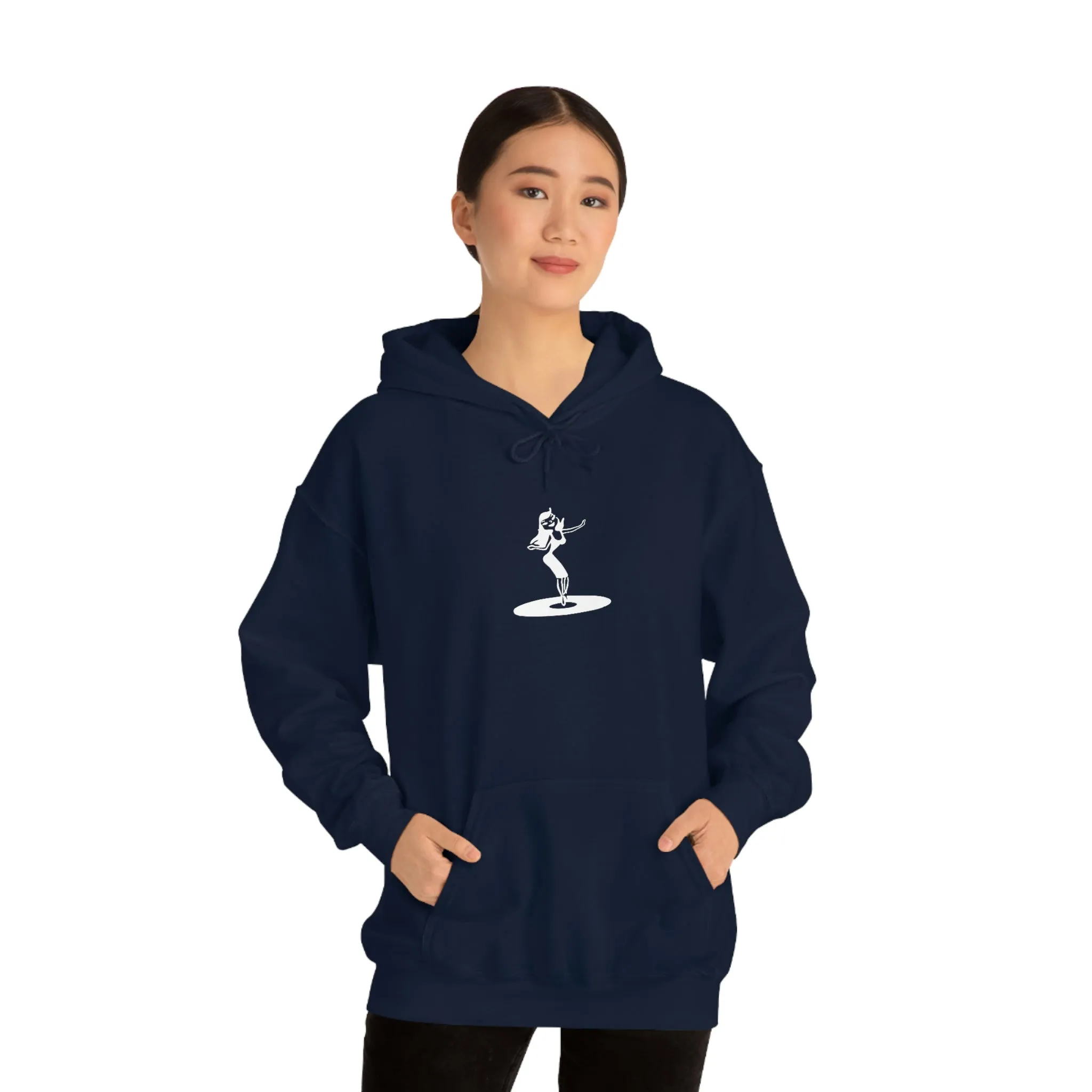 Darla Classic Hoodie - Original logos in white: Unisex Heavy Blend™ Hooded Sweatshirt