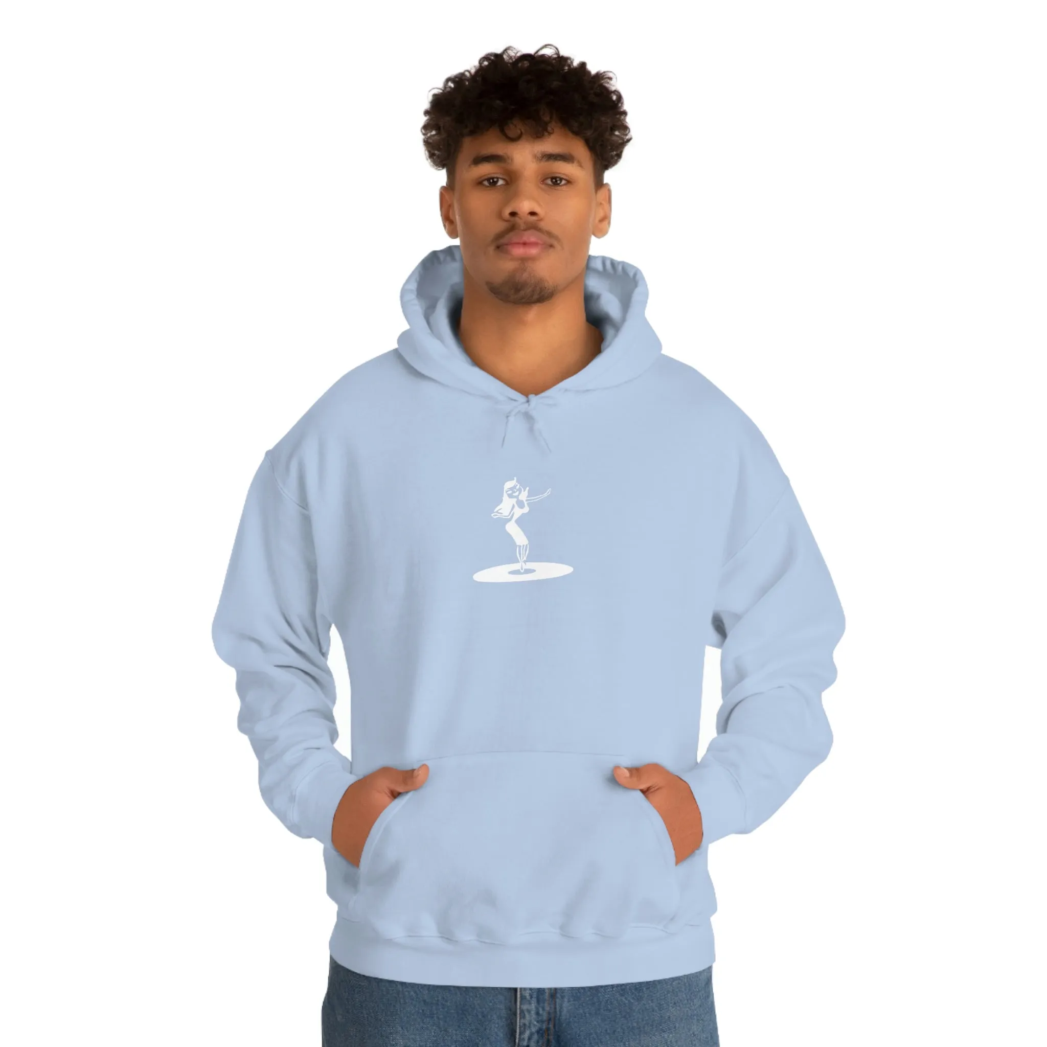 Darla Classic Hoodie - Original logos in white: Unisex Heavy Blend™ Hooded Sweatshirt