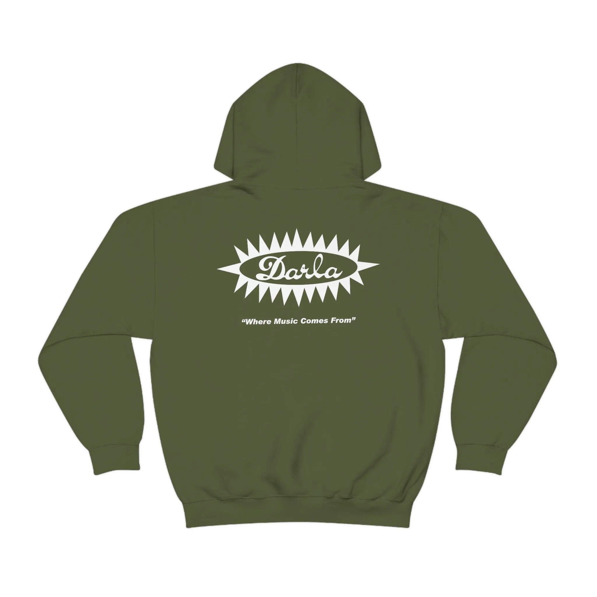 Darla Classic Hoodie - Original logos in white: Unisex Heavy Blend™ Hooded Sweatshirt