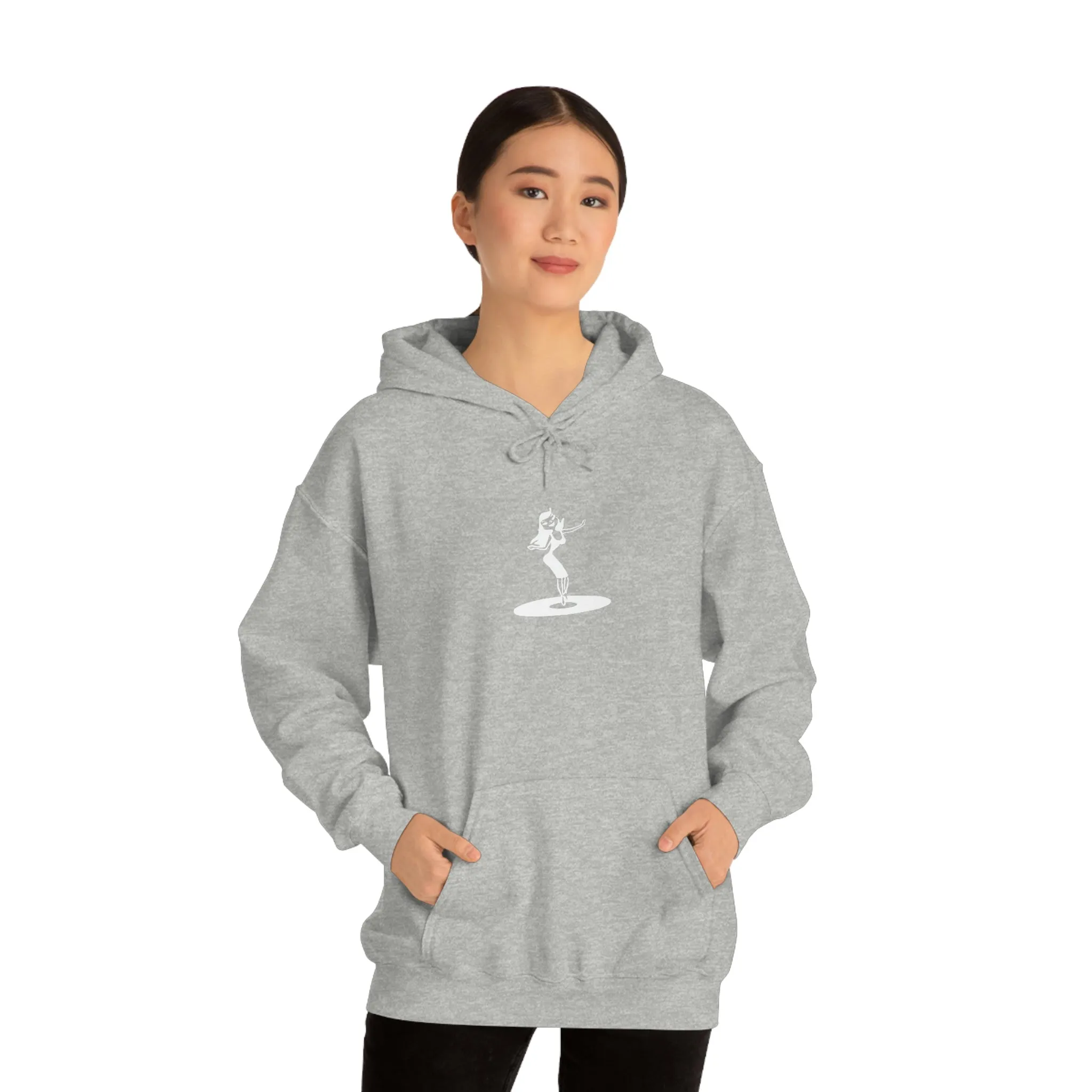 Darla Classic Hoodie - Original logos in white: Unisex Heavy Blend™ Hooded Sweatshirt
