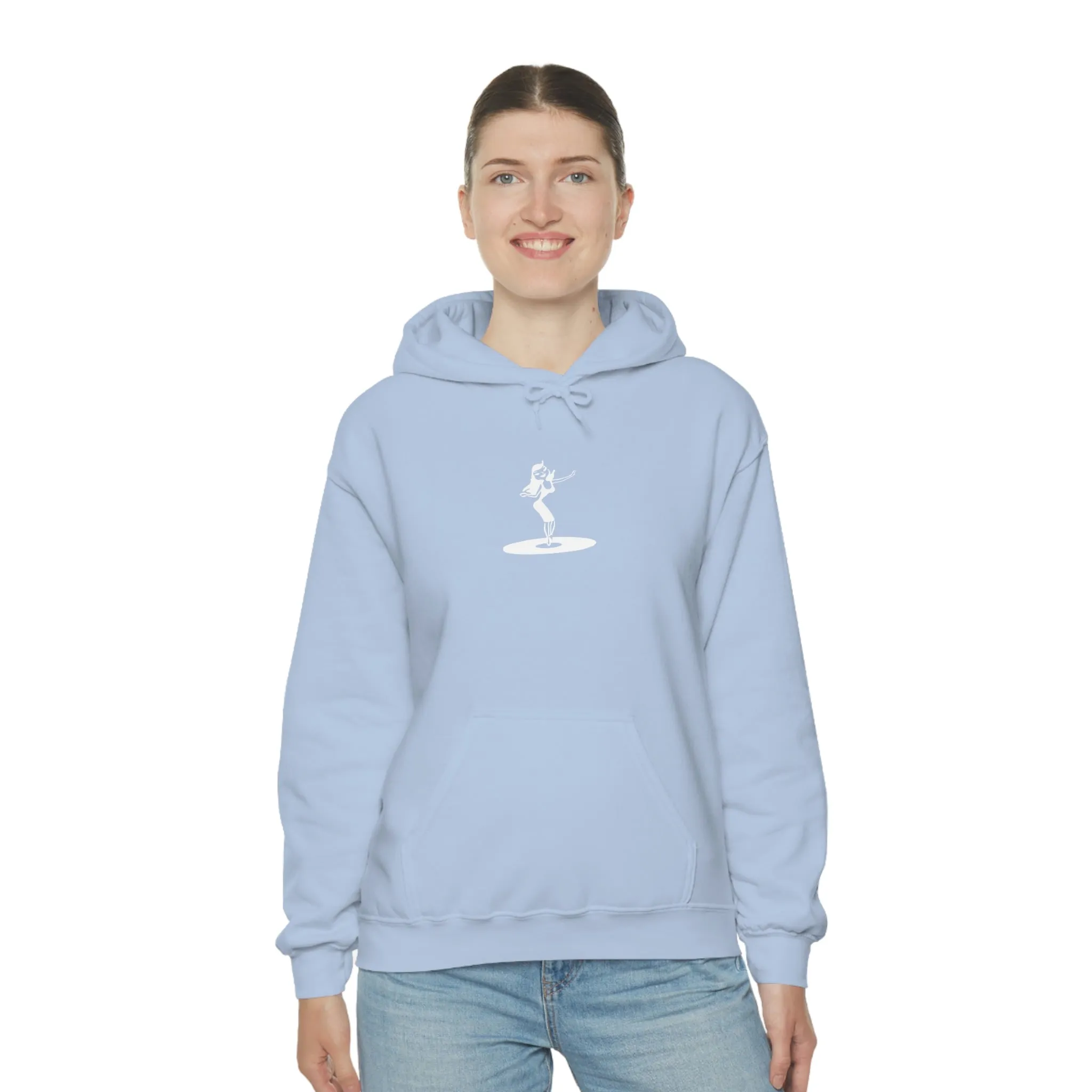 Darla Classic Hoodie - Original logos in white: Unisex Heavy Blend™ Hooded Sweatshirt