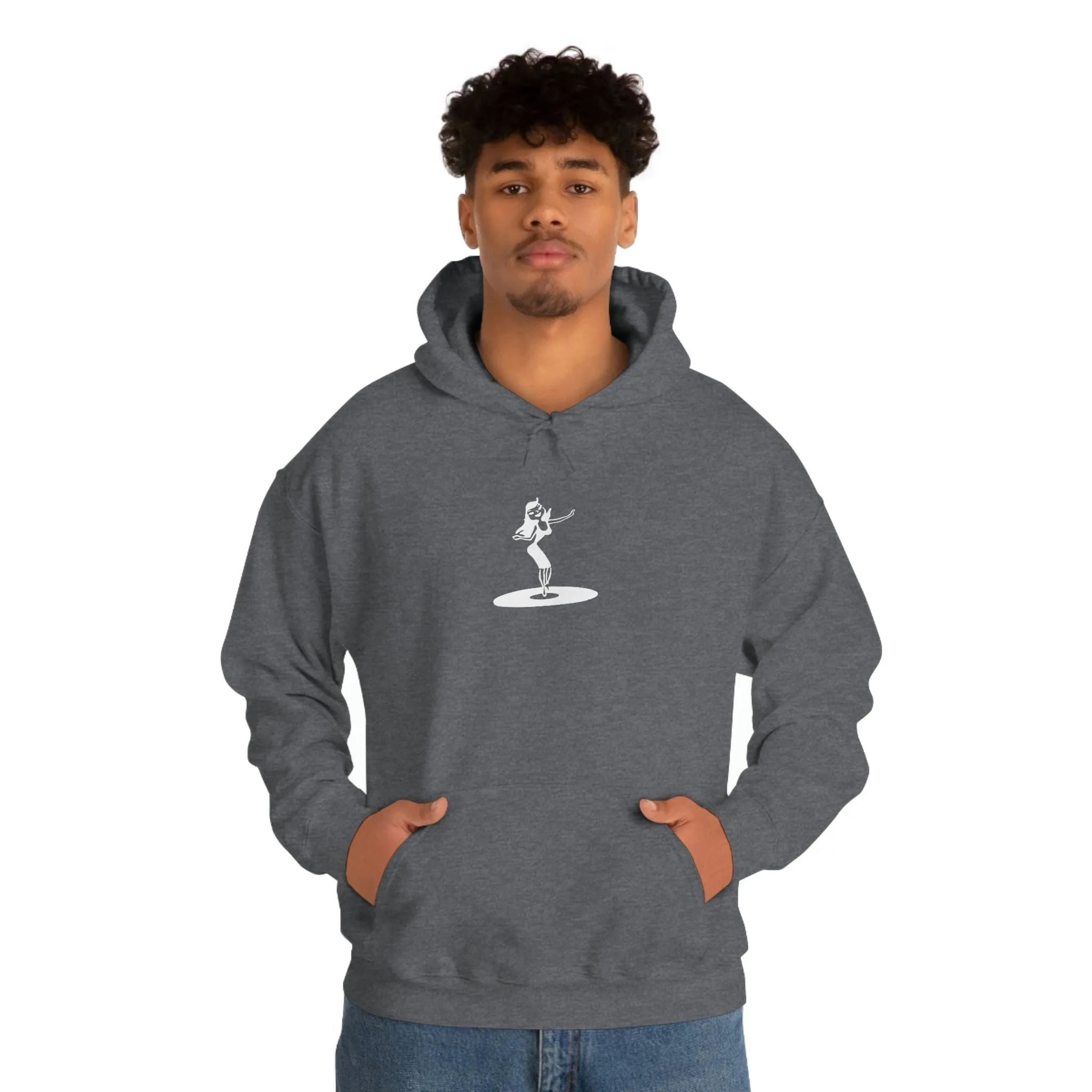 Darla Classic Hoodie - Original logos in white: Unisex Heavy Blend™ Hooded Sweatshirt