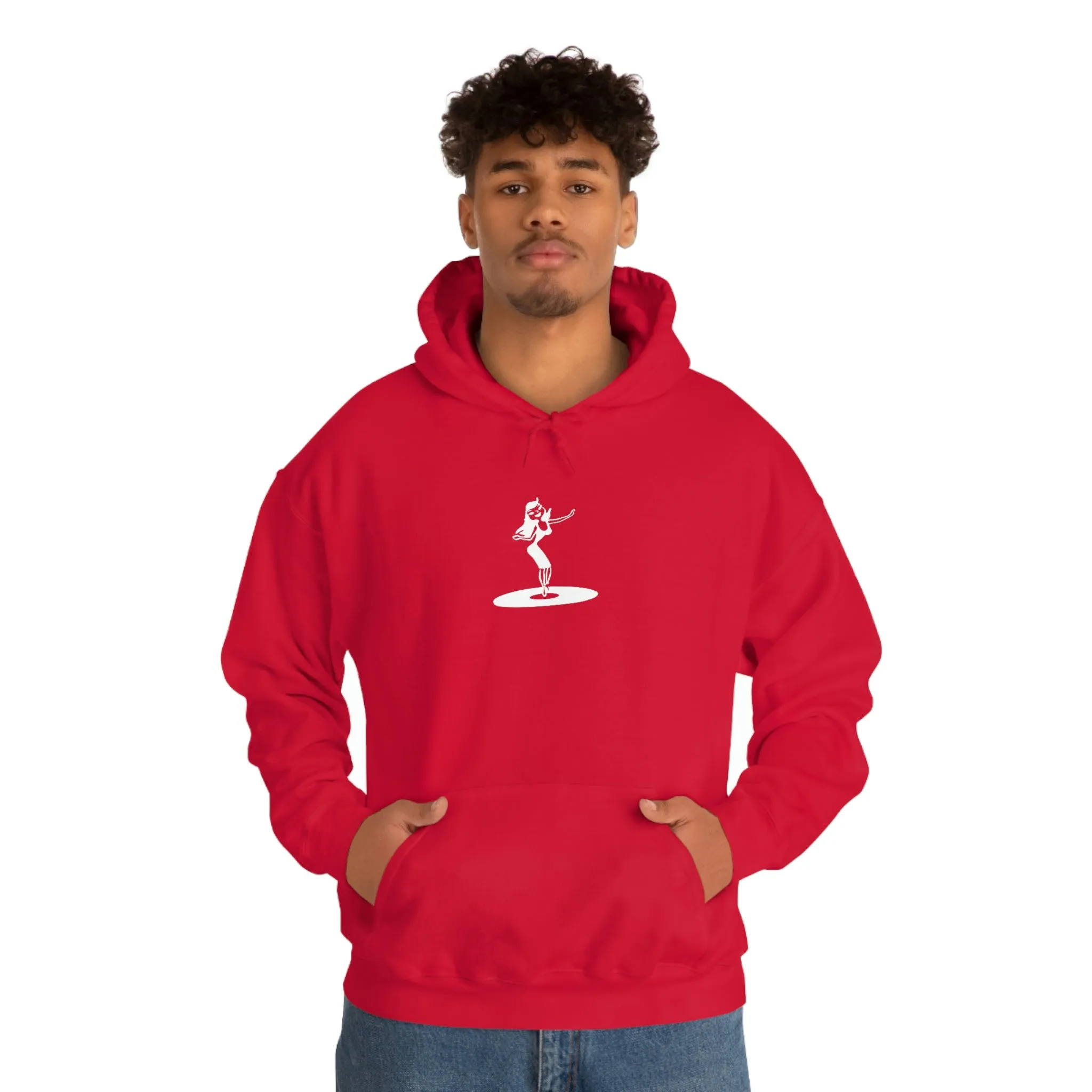 Darla Classic Hoodie - Original logos in white: Unisex Heavy Blend™ Hooded Sweatshirt