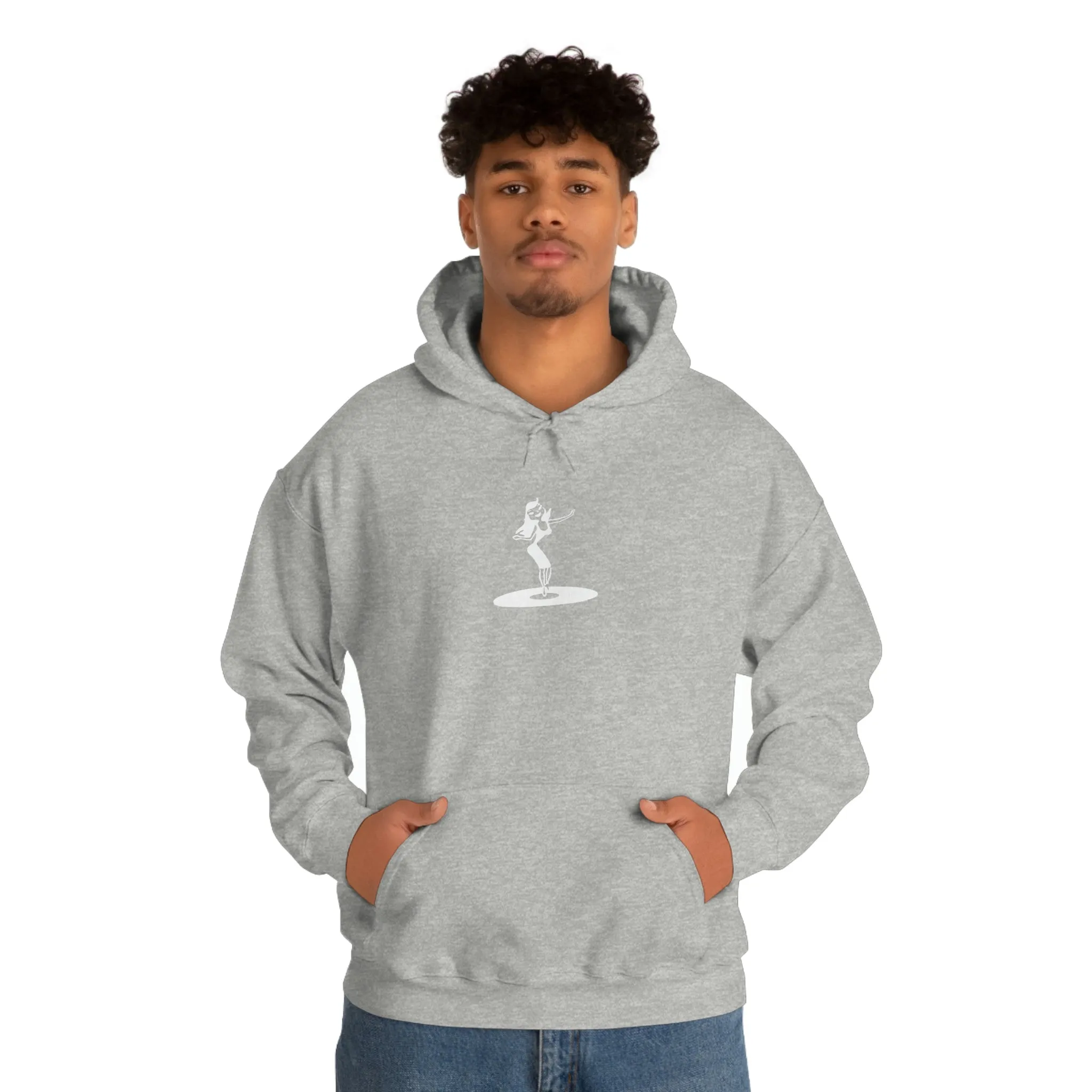 Darla Classic Hoodie - Original logos in white: Unisex Heavy Blend™ Hooded Sweatshirt