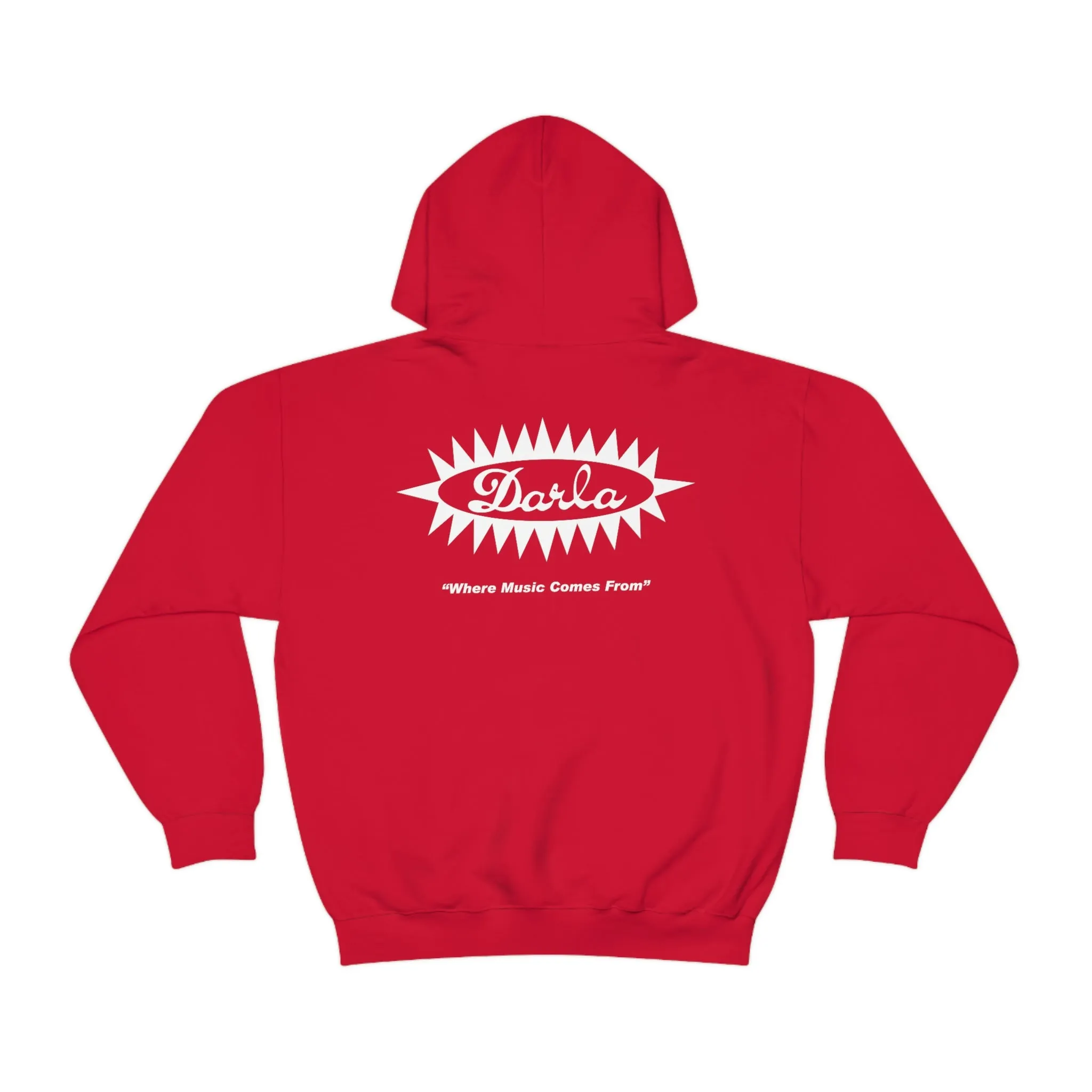 Darla Classic Hoodie - Original logos in white: Unisex Heavy Blend™ Hooded Sweatshirt