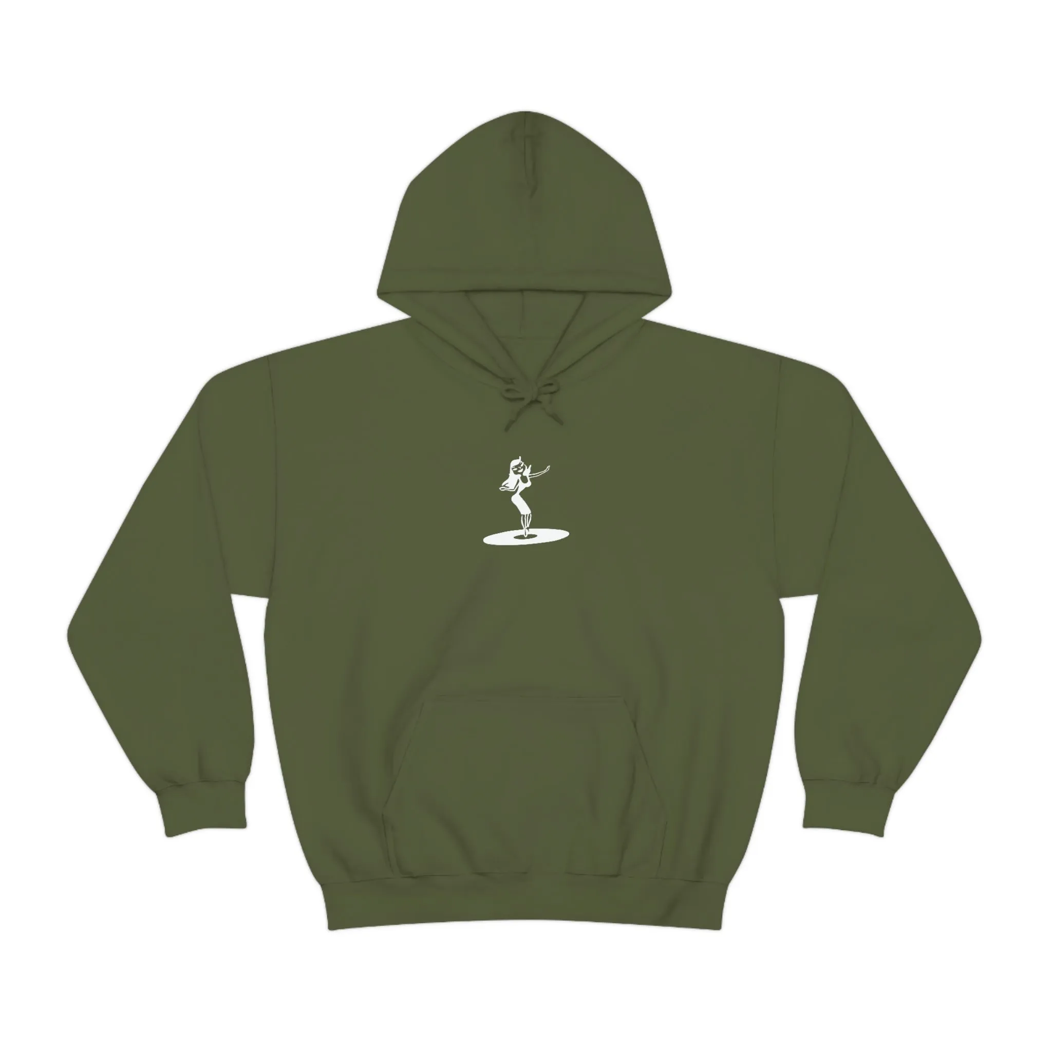 Darla Classic Hoodie - Original logos in white: Unisex Heavy Blend™ Hooded Sweatshirt