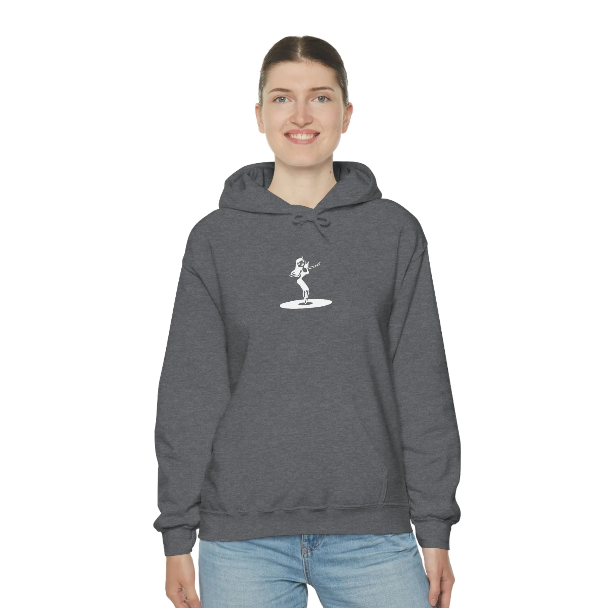 Darla Classic Hoodie - Original logos in white: Unisex Heavy Blend™ Hooded Sweatshirt