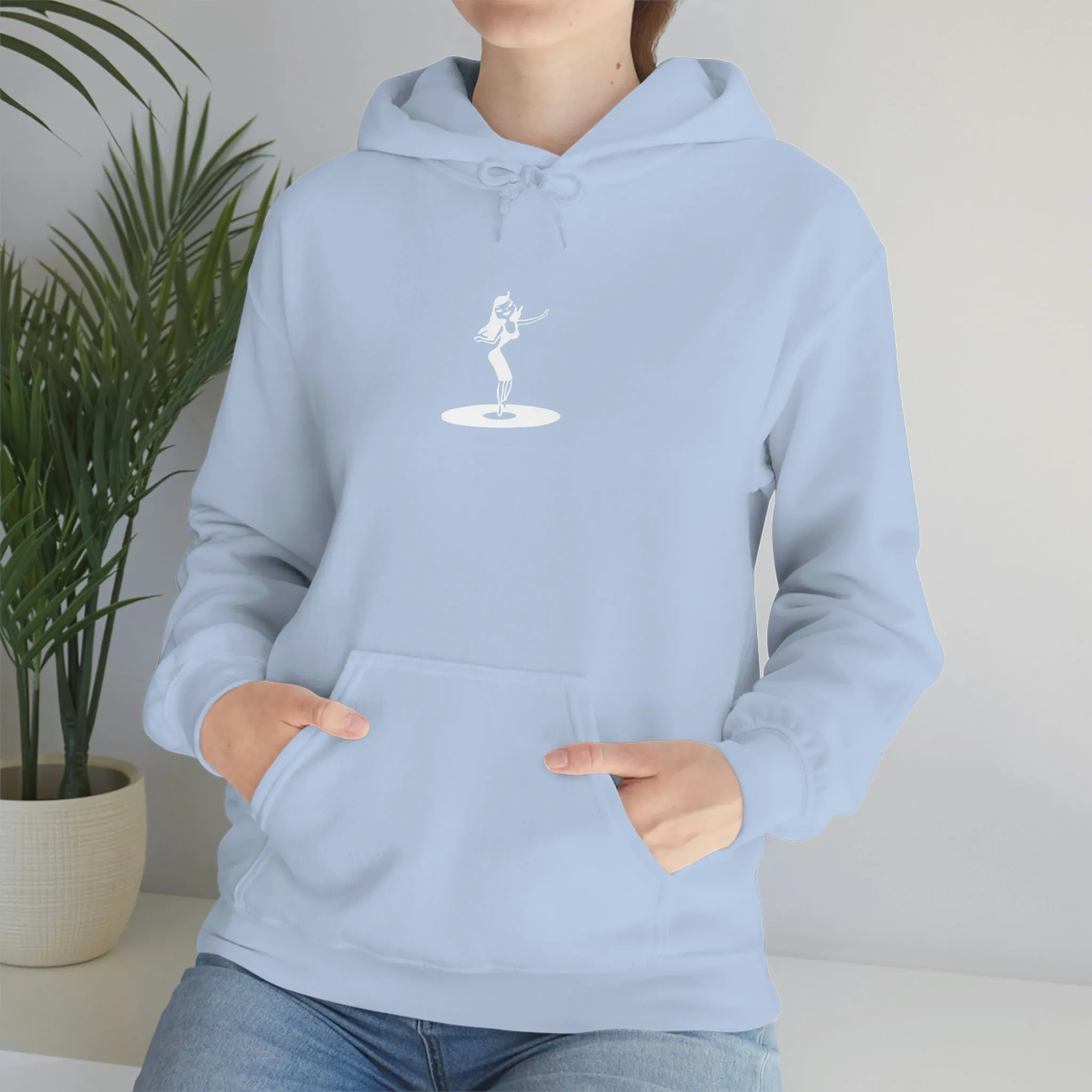 Darla Classic Hoodie - Original logos in white: Unisex Heavy Blend™ Hooded Sweatshirt
