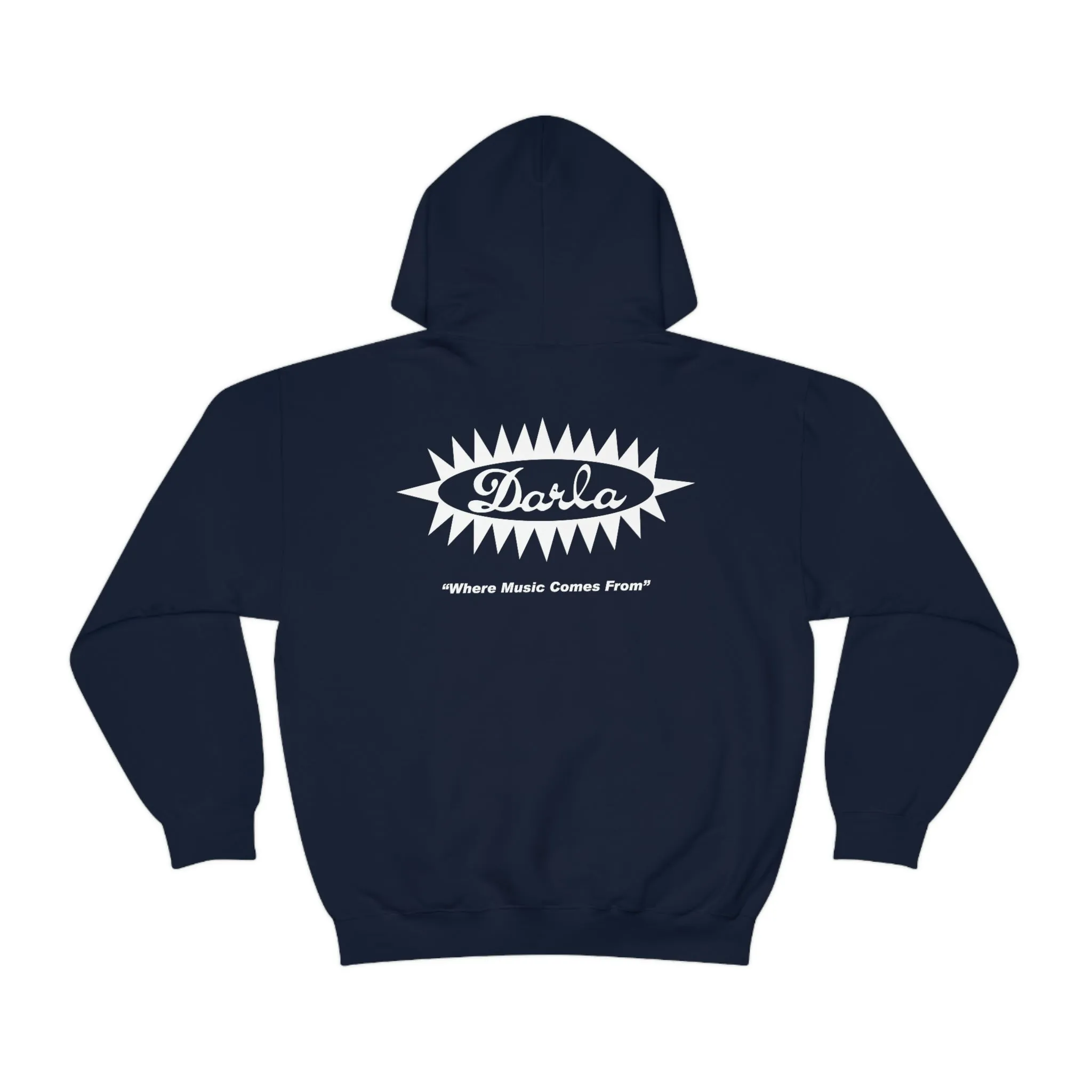 Darla Classic Hoodie - Original logos in white: Unisex Heavy Blend™ Hooded Sweatshirt