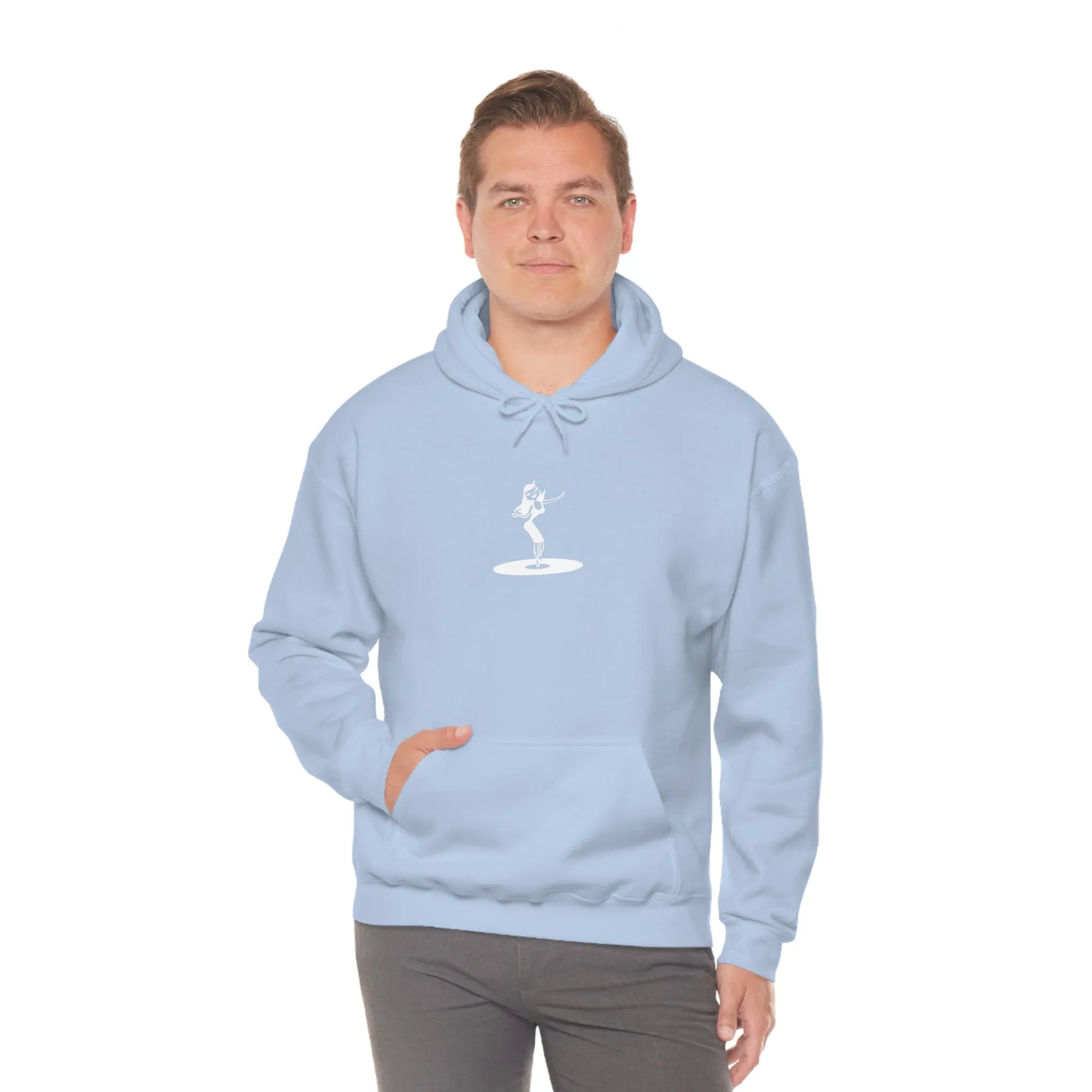 Darla Classic Hoodie - Original logos in white: Unisex Heavy Blend™ Hooded Sweatshirt