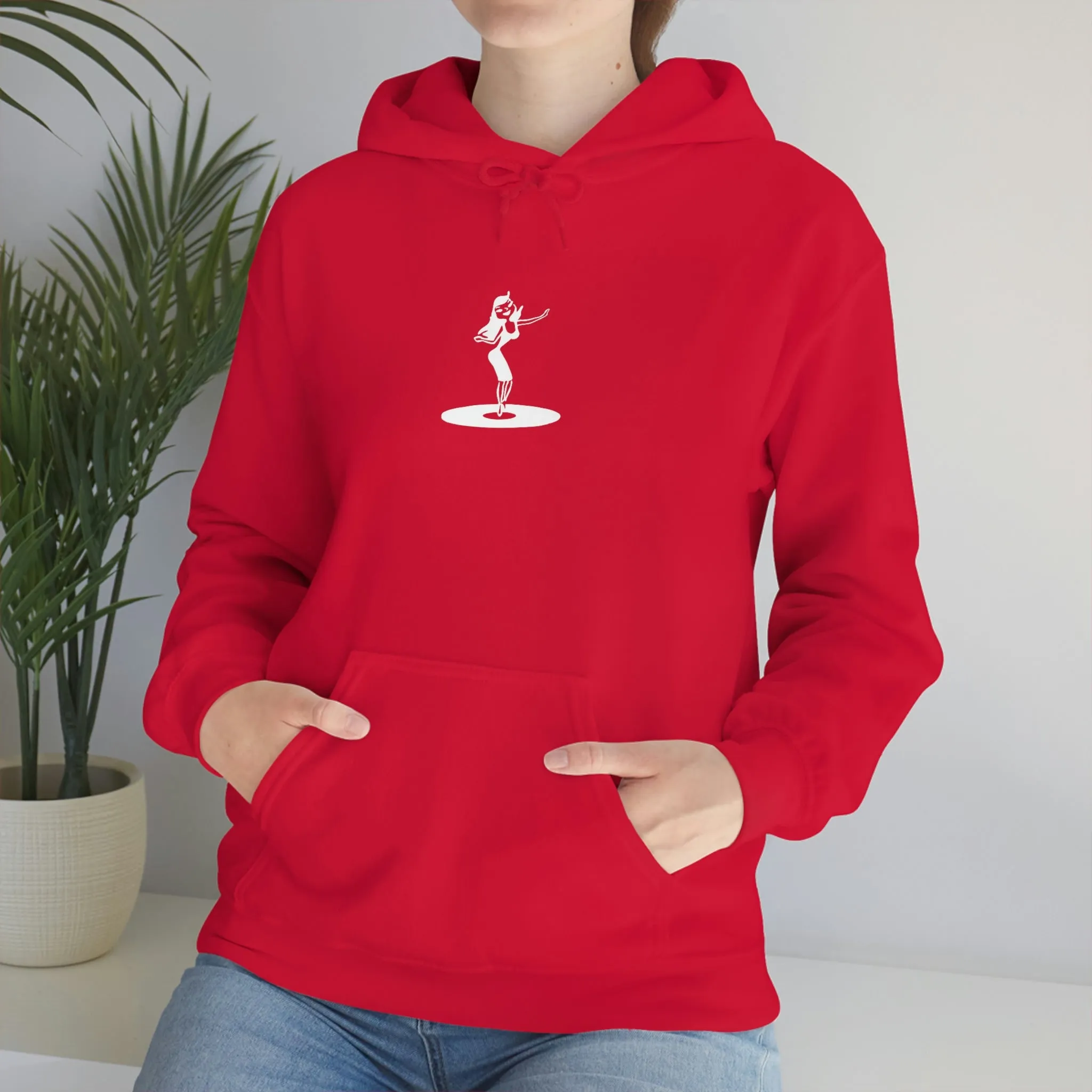 Darla Classic Hoodie - Original logos in white: Unisex Heavy Blend™ Hooded Sweatshirt