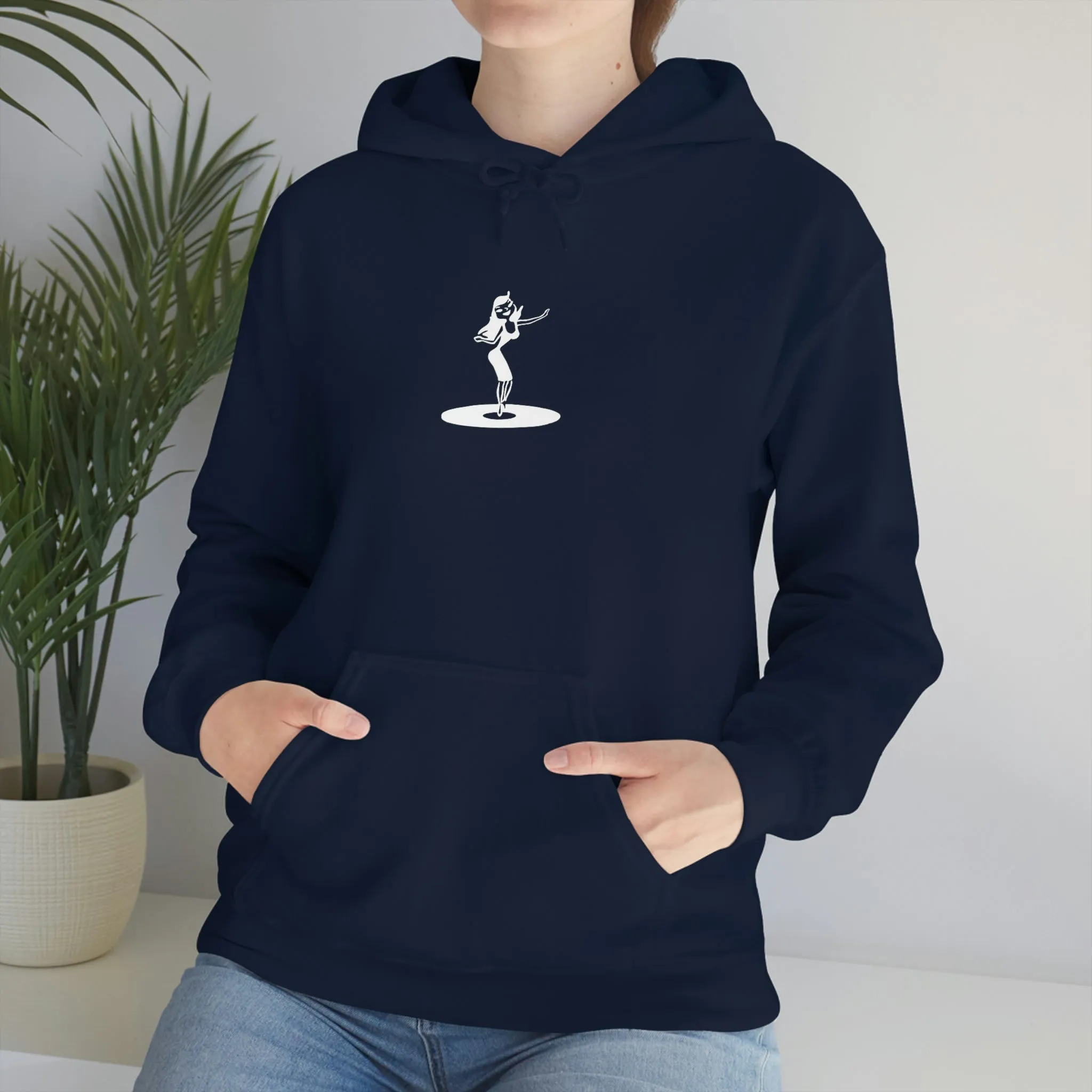 Darla Classic Hoodie - Original logos in white: Unisex Heavy Blend™ Hooded Sweatshirt