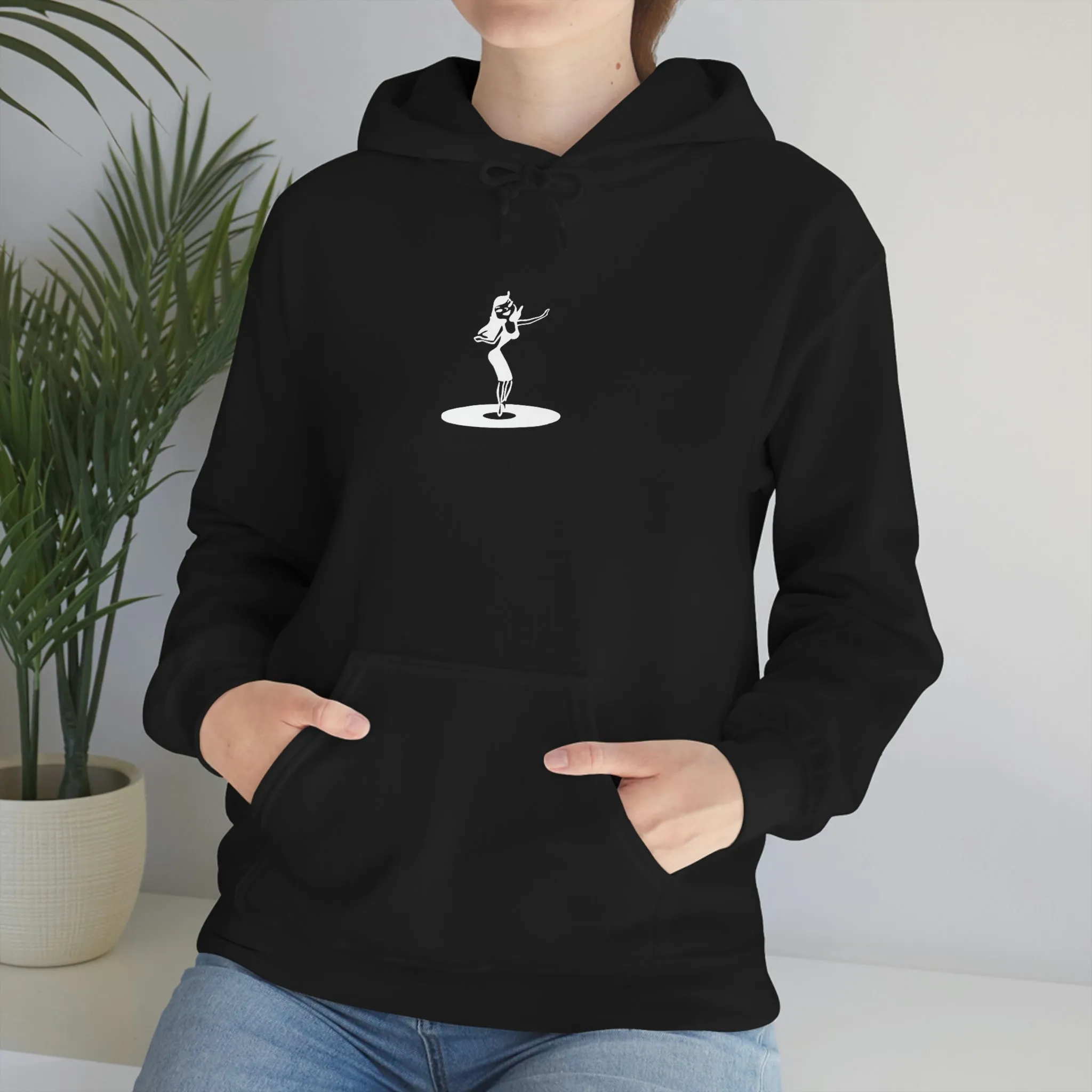 Darla Classic Hoodie - Original logos in white: Unisex Heavy Blend™ Hooded Sweatshirt