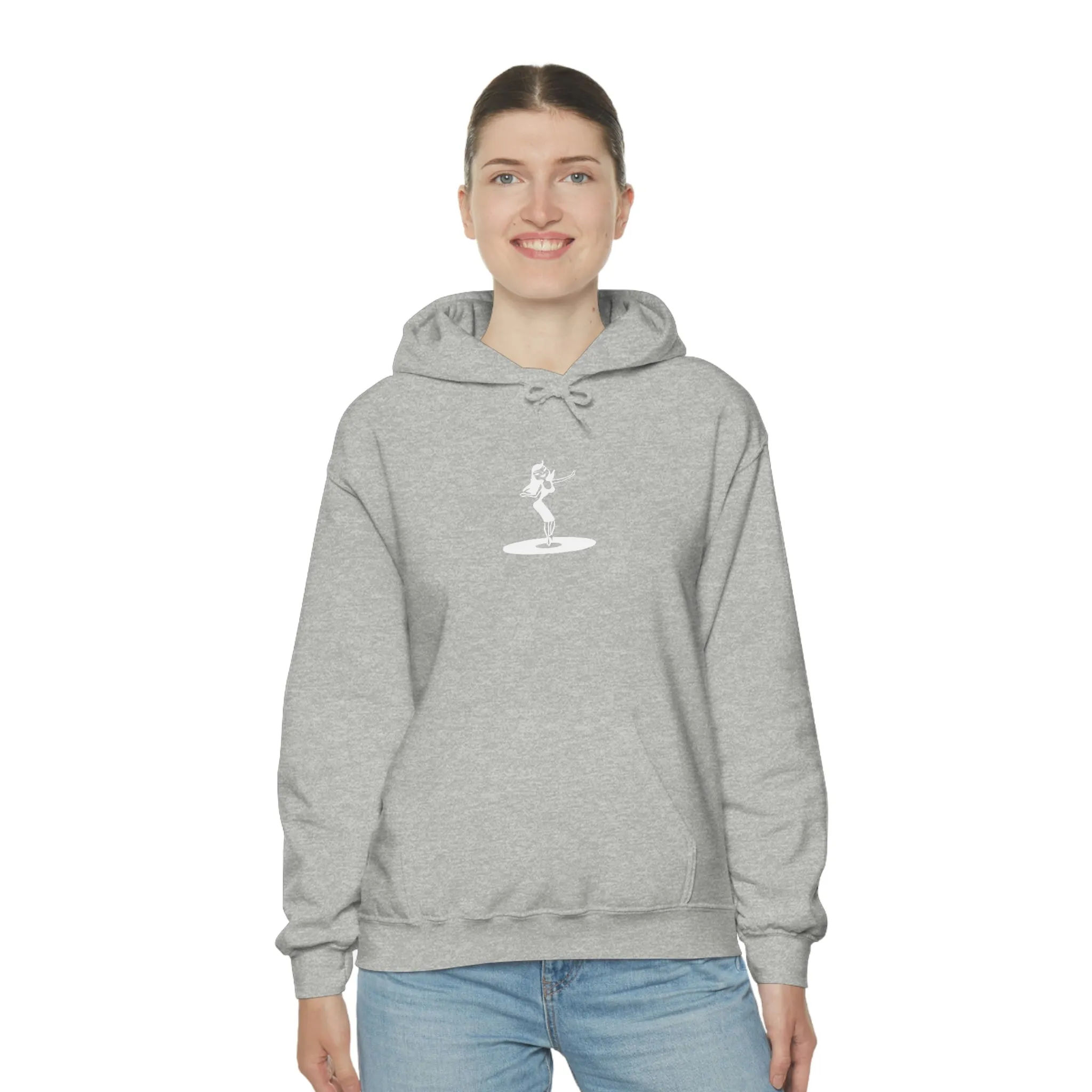 Darla Classic Hoodie - Original logos in white: Unisex Heavy Blend™ Hooded Sweatshirt