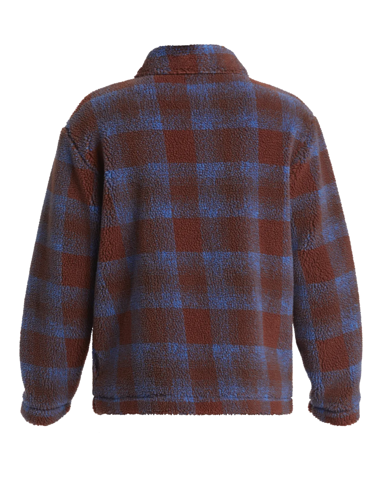 Deck Zip Fleece Jacket in Deck Fleece-Henna