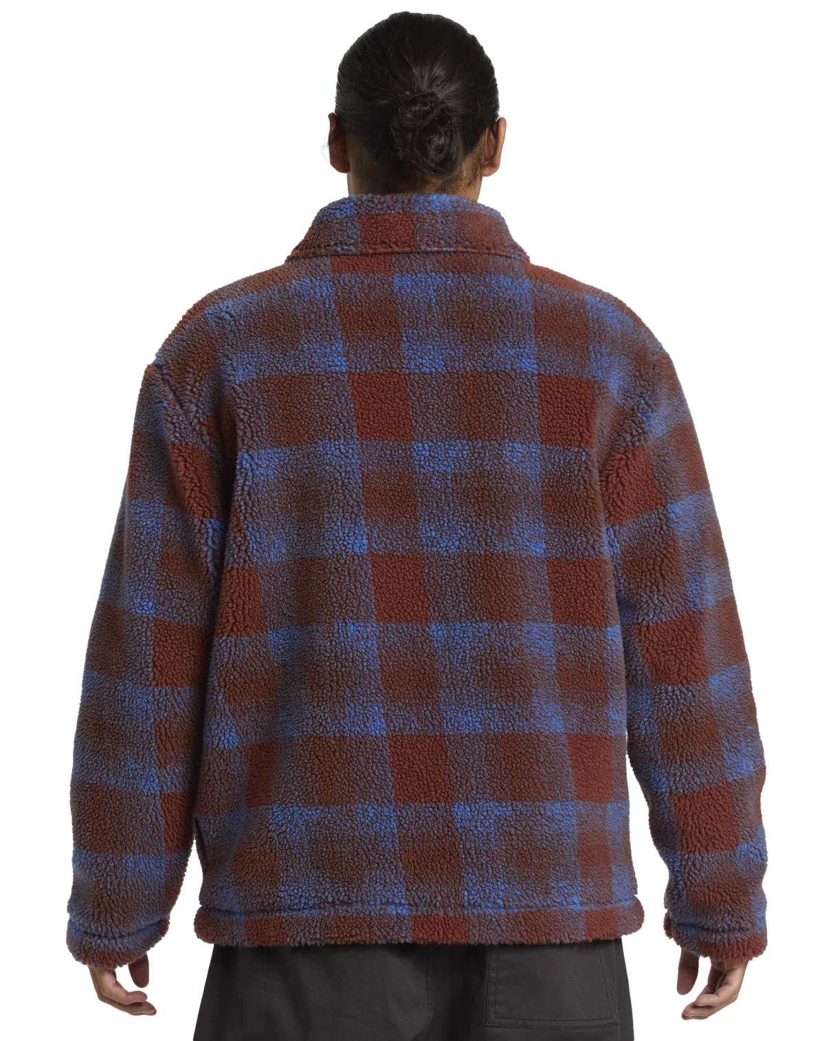 Deck Zip Fleece Jacket in Deck Fleece-Henna